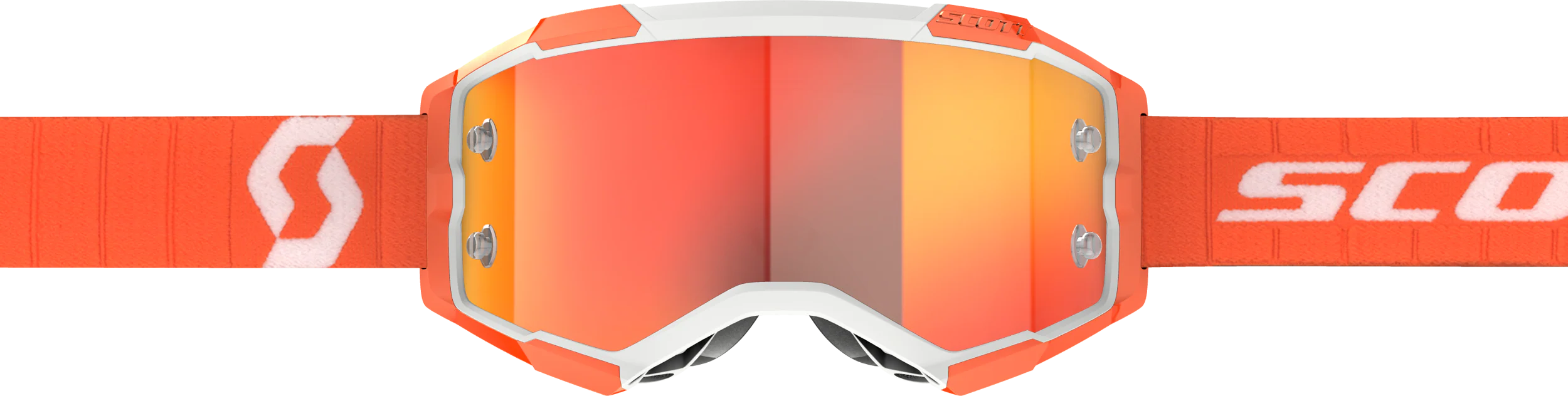 Fury Goggle Orange Orange Chrome Works - Image 2