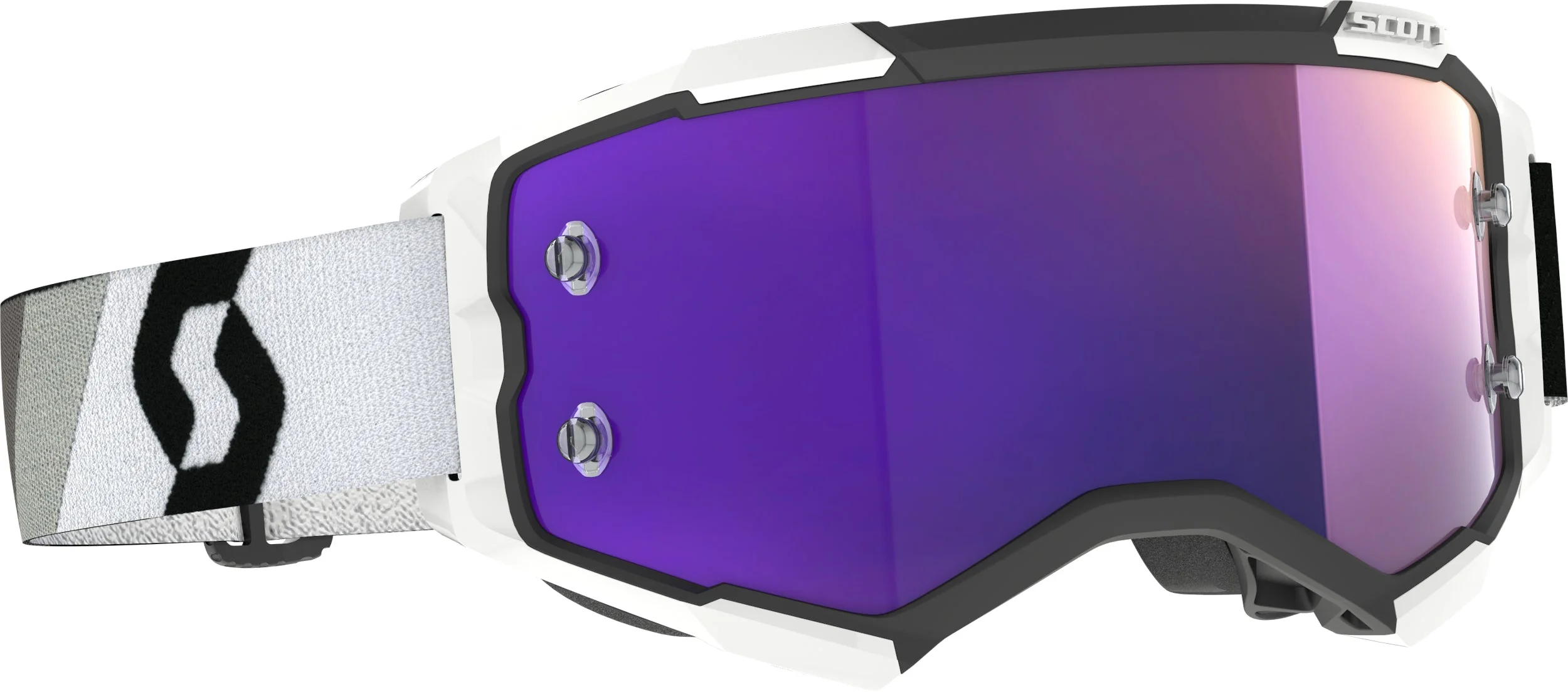 Fury Goggle Prem Blk/Wht Prp Chrome Works - Image 2