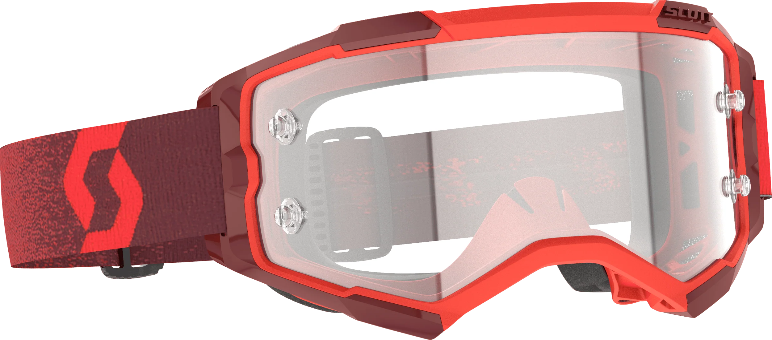 Fury Goggle Red Clear Works