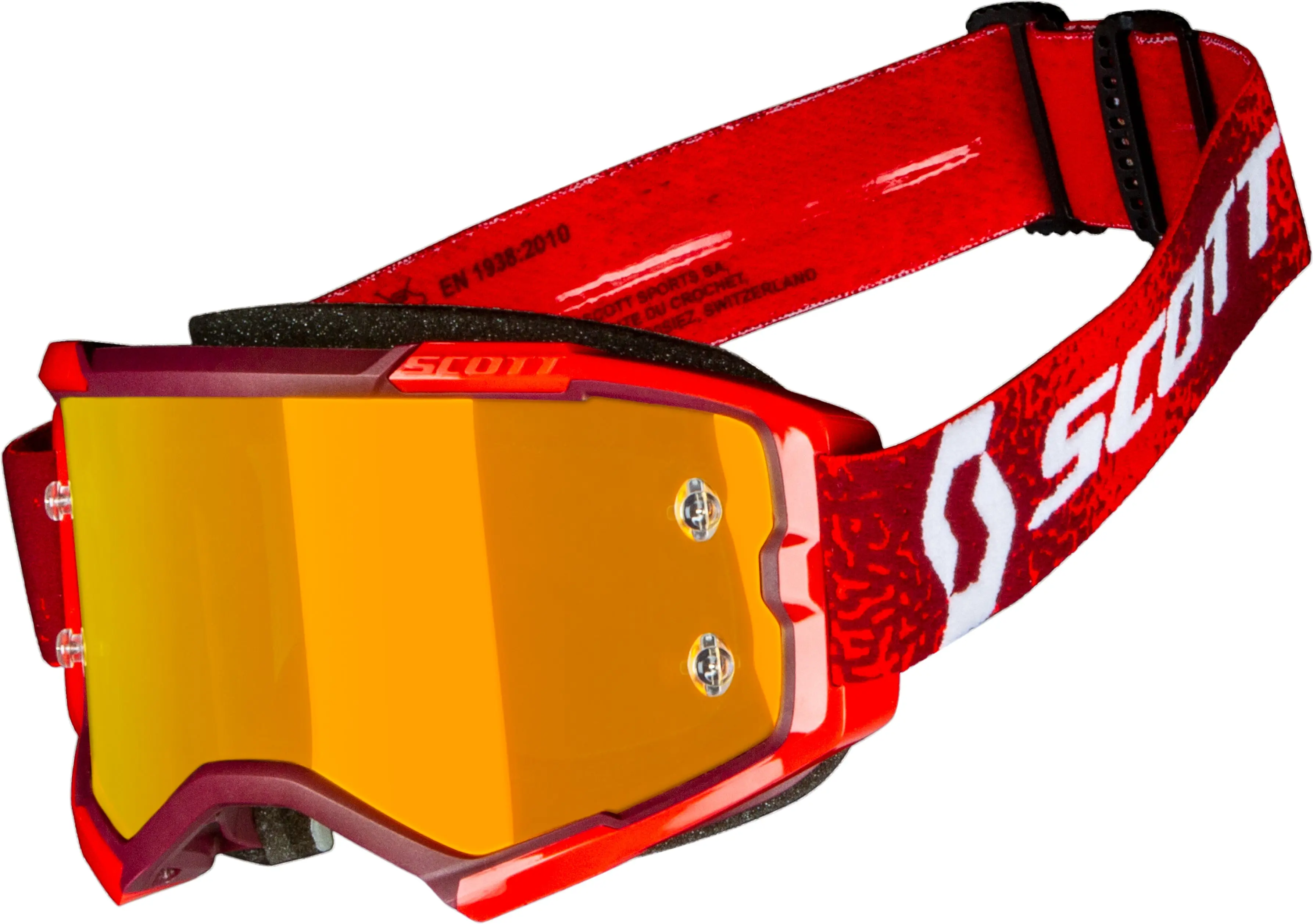 Fury Goggle Red/Orange Chrome Works - Image 4