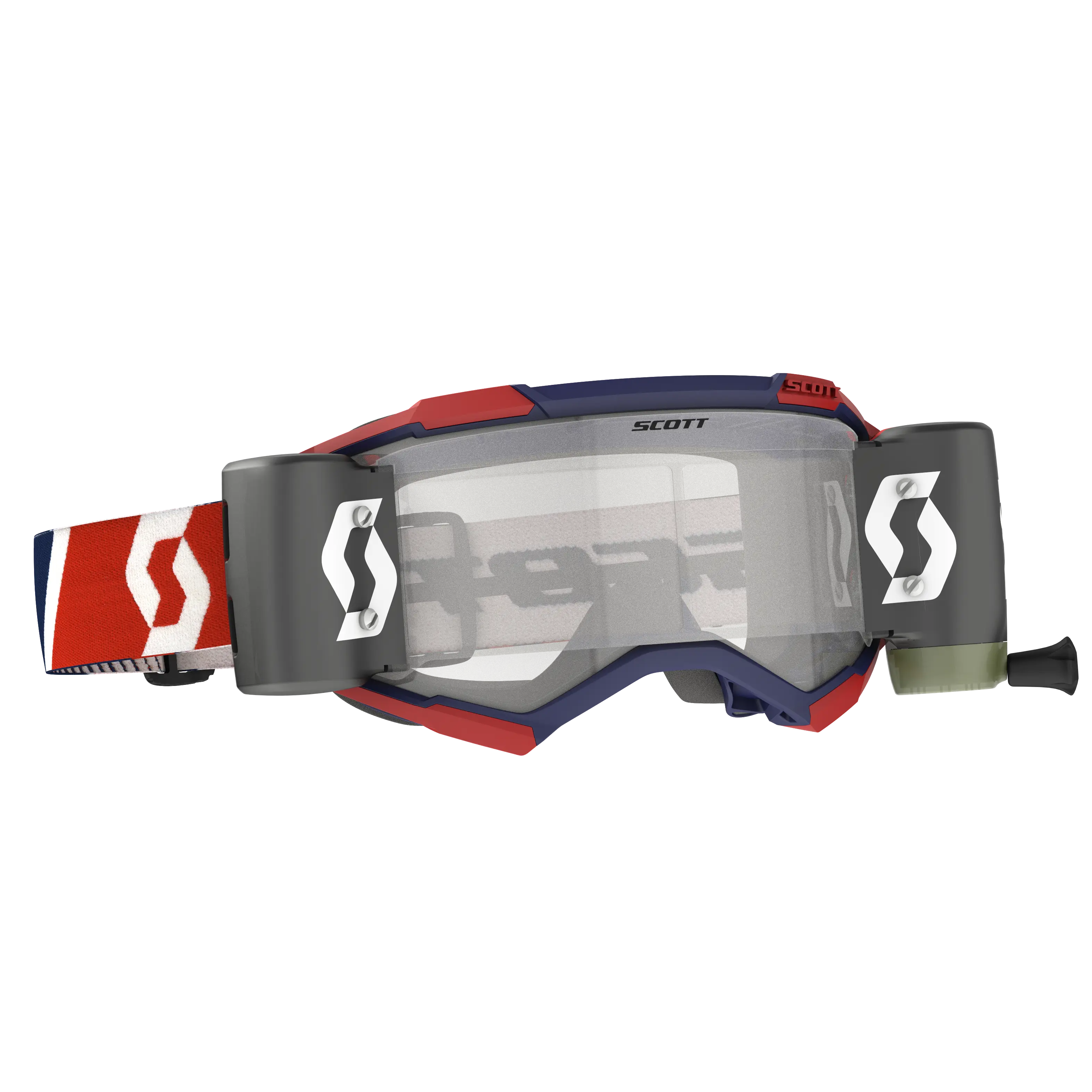 Fury Goggle Wfs Red/Blue Clear Works Lens - Image 3