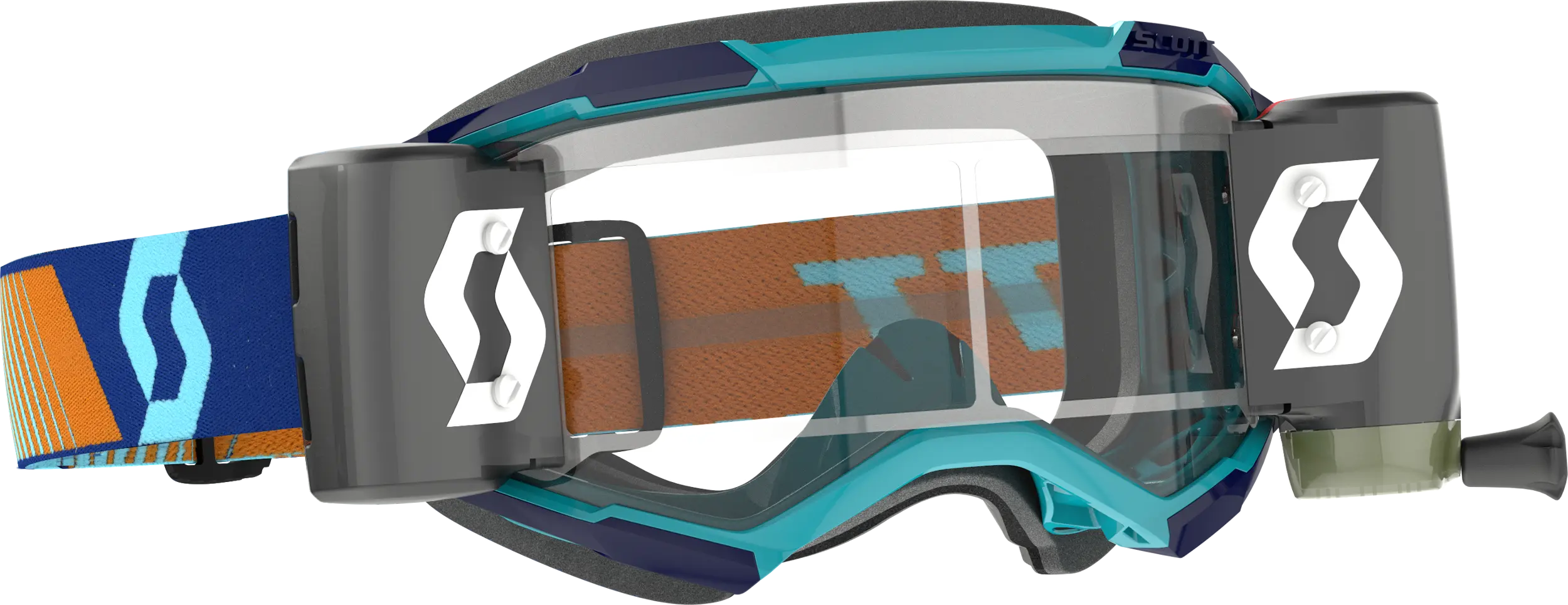 Fury Goggle Wfs Royal Blue/ Orange Clear Works - Image 3