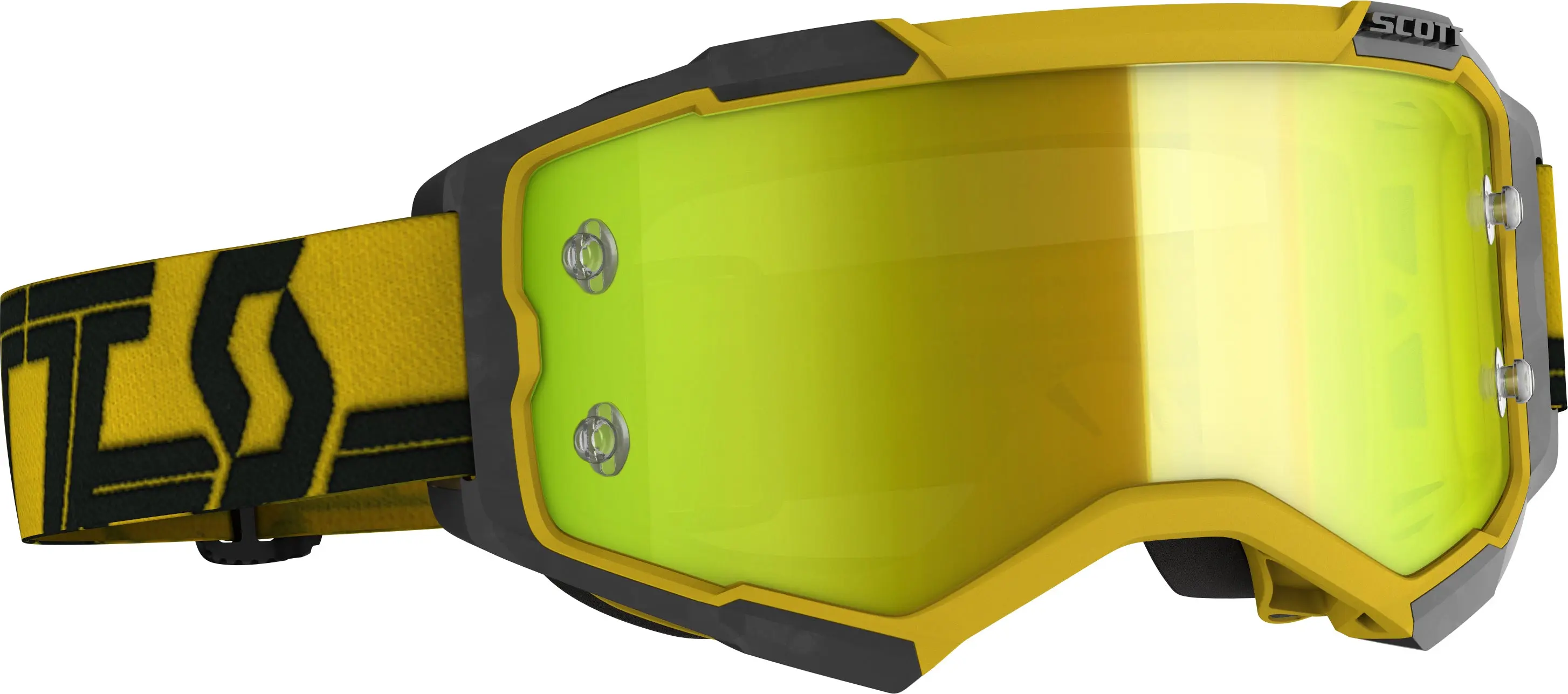 Fury Goggle Yellow/Black Yellow Chrome Works