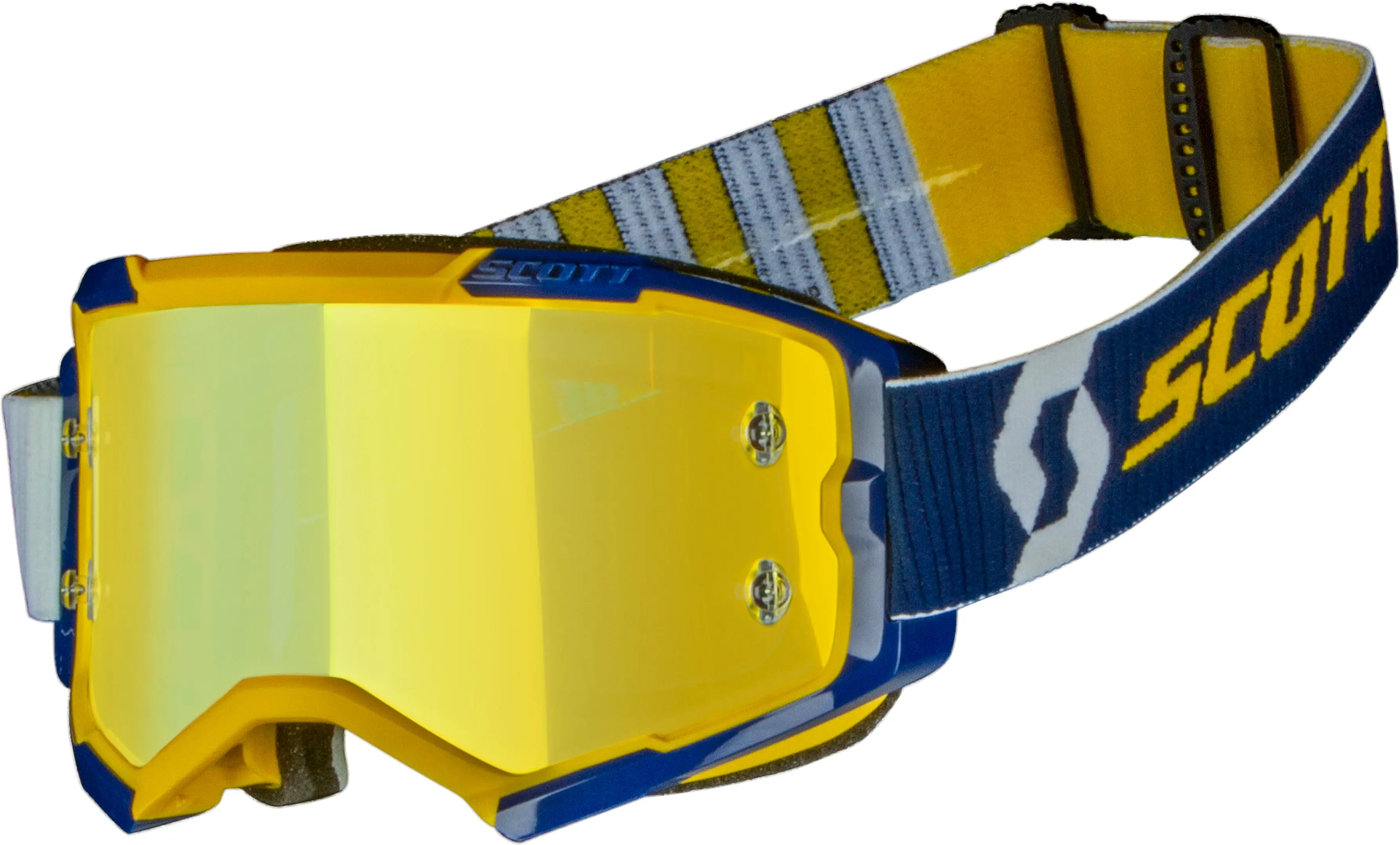 Fury Goggle Yellow/Blue Yellow Chrome Works - Image 3