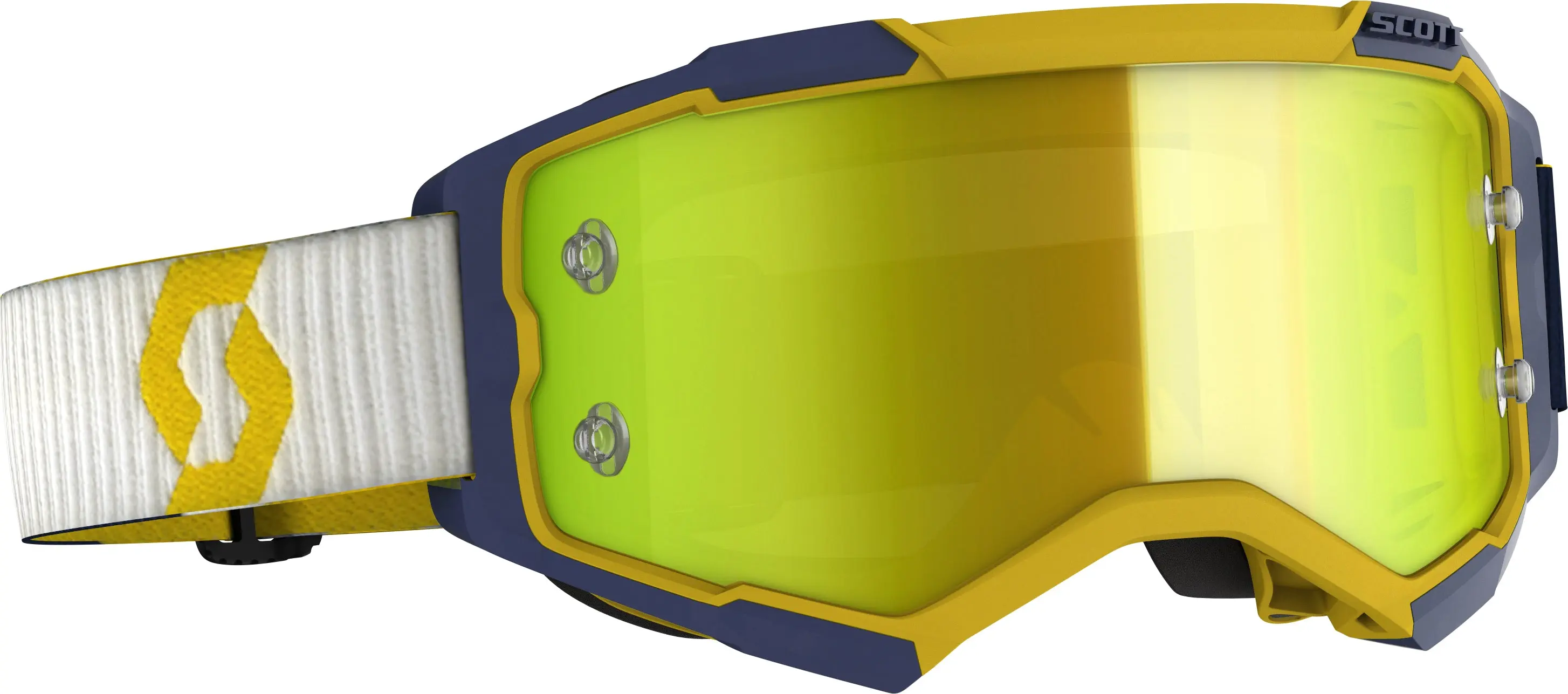 Fury Goggle Yellow/Blue Yellow Chrome Works - Image 5