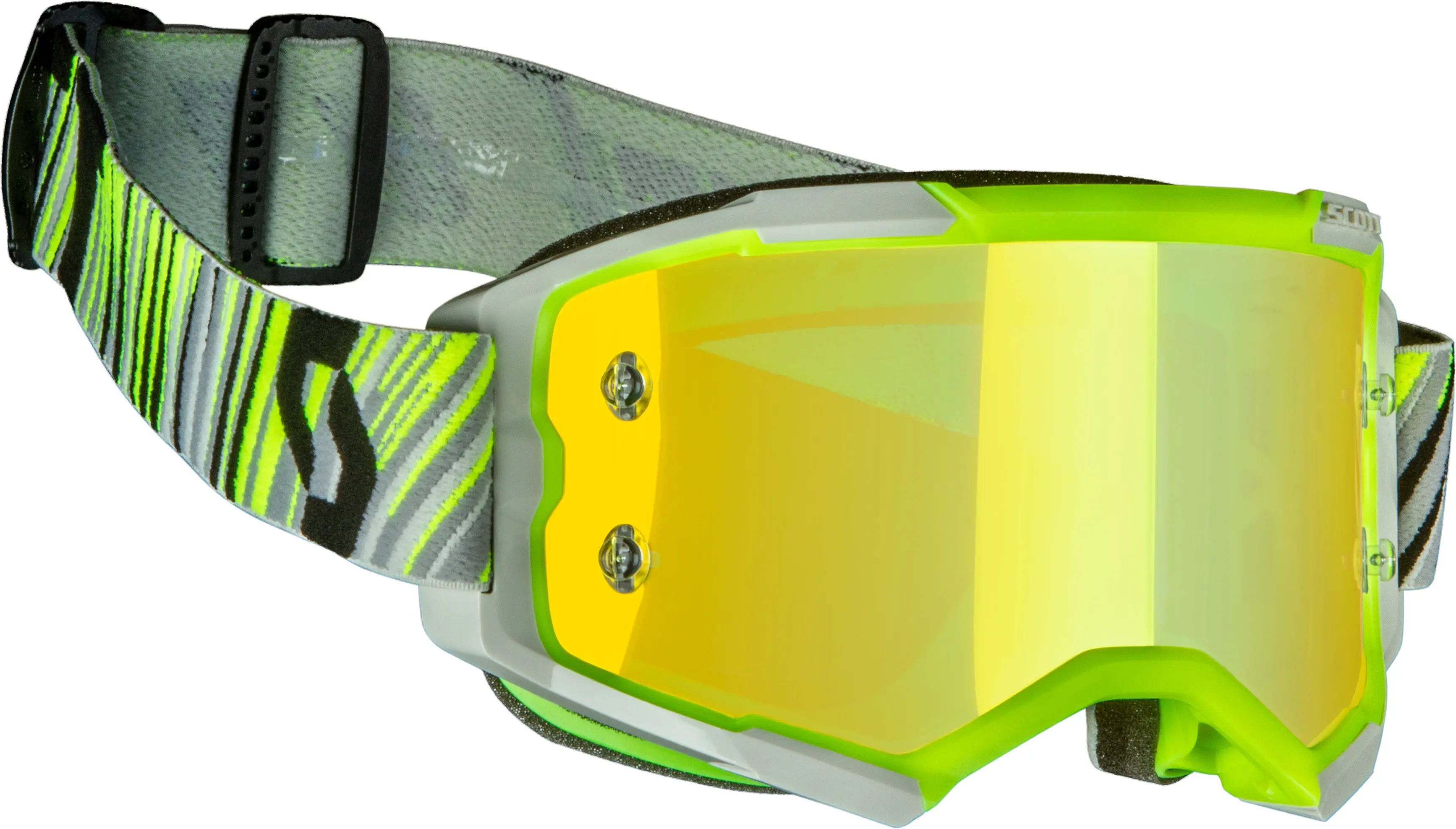 Fury Goggle Yellow/Grey Yellow Chrome Works - Image 4