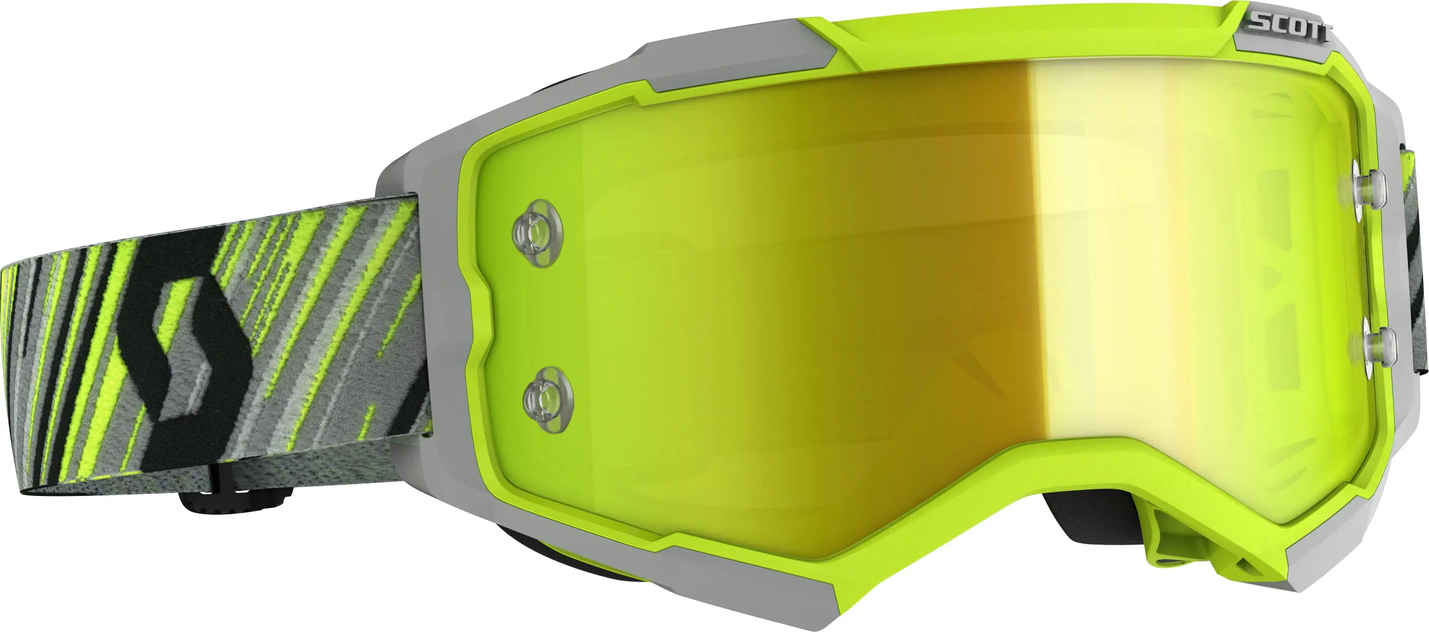 Fury Goggle Yellow/Grey Yellow Chrome Works - Image 5