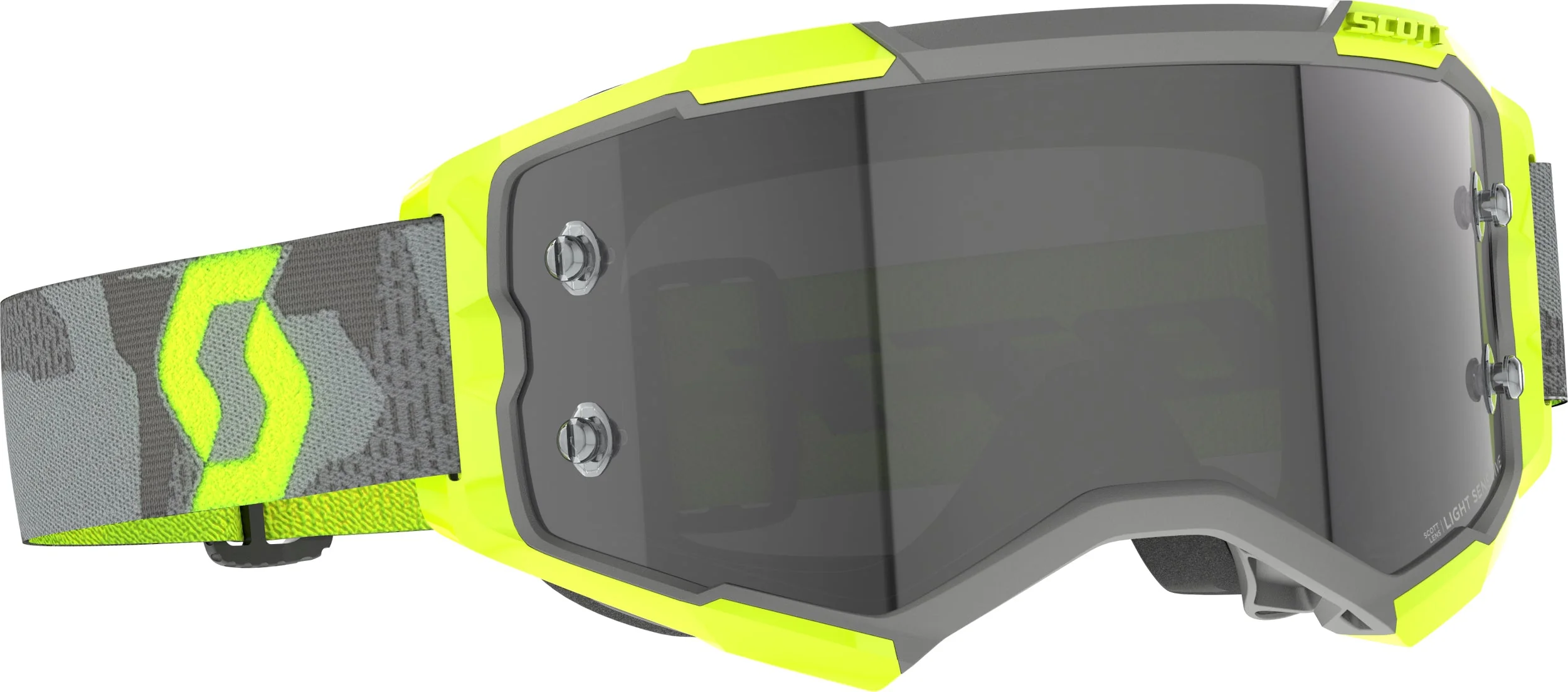 Fury Ls Goggle Lt Grey/Neon Ylw Grey Works - Image 3