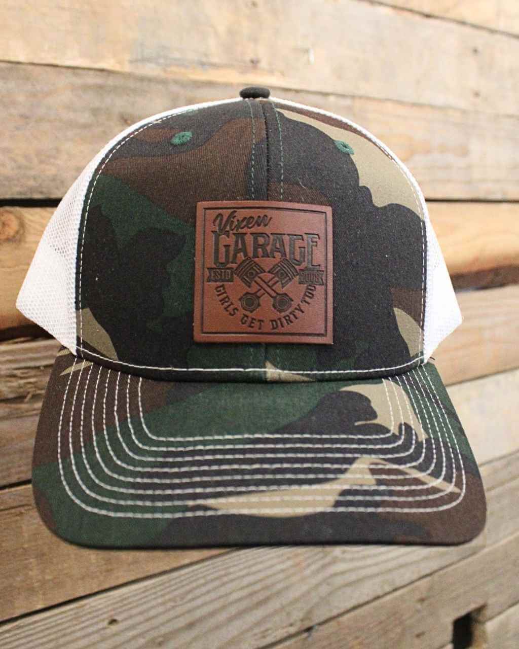 Garage Girls Camo Trucker Hat - Image 5