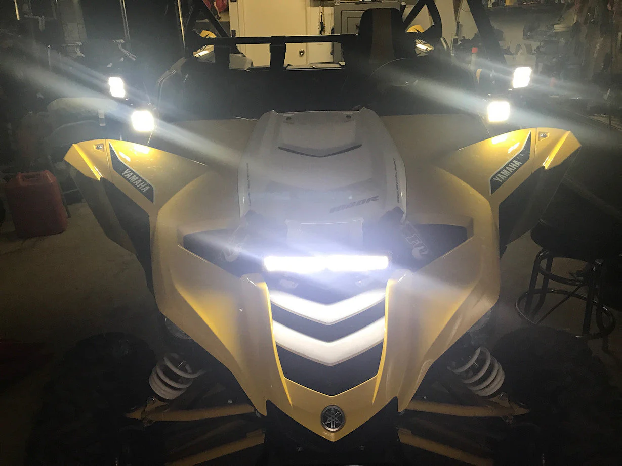 GG 12" Single Row LED Bar Shock Mount for Yamaha | YXZ 1000R | 2016–2018 - Image 7