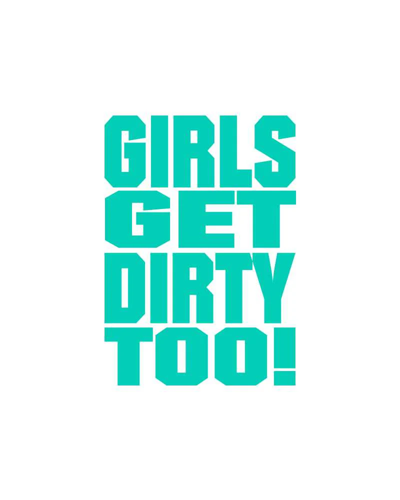 Girls Get Dirty Too! 3.0  4" x 3" - Image 3