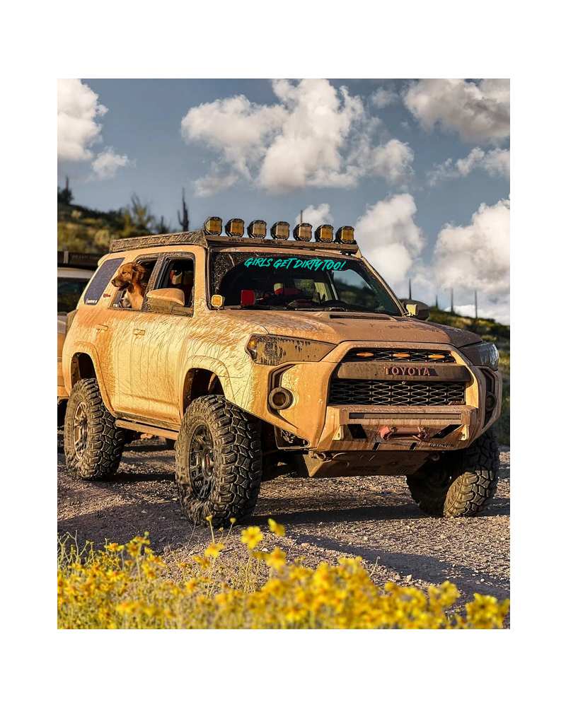 Girls Get Dirty Too! 4.0 Decal 4" x 35" - Image 2