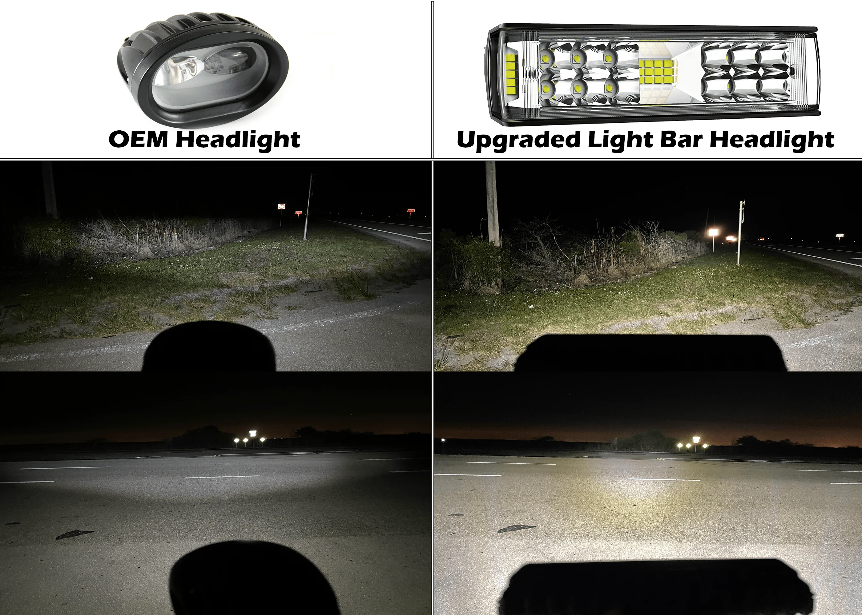 GritShift Blinder LED Light Bar Headlight MX4 - Image 3