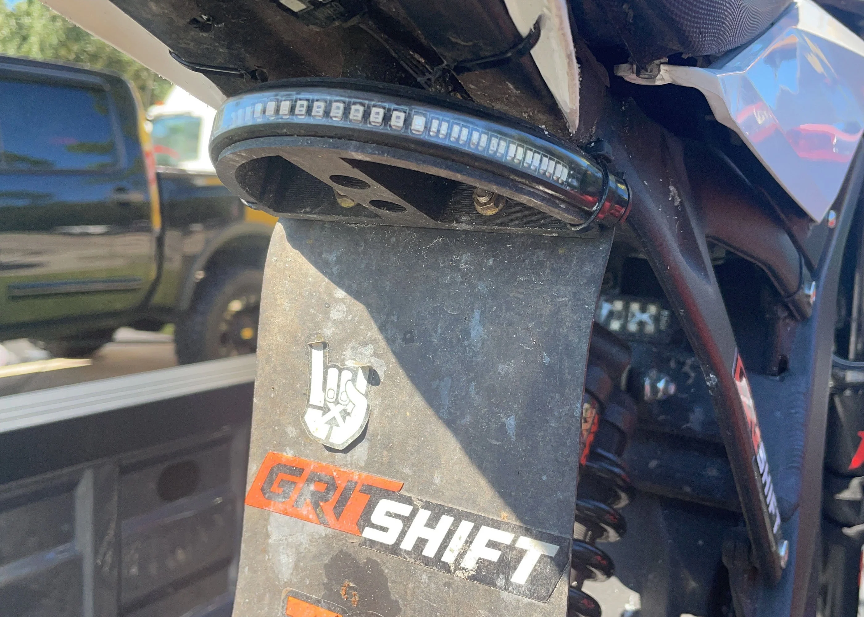 GritShift Sur Ron & Segway LED Tail Light Mount (w/ Mud Guard Mount) - Image 3