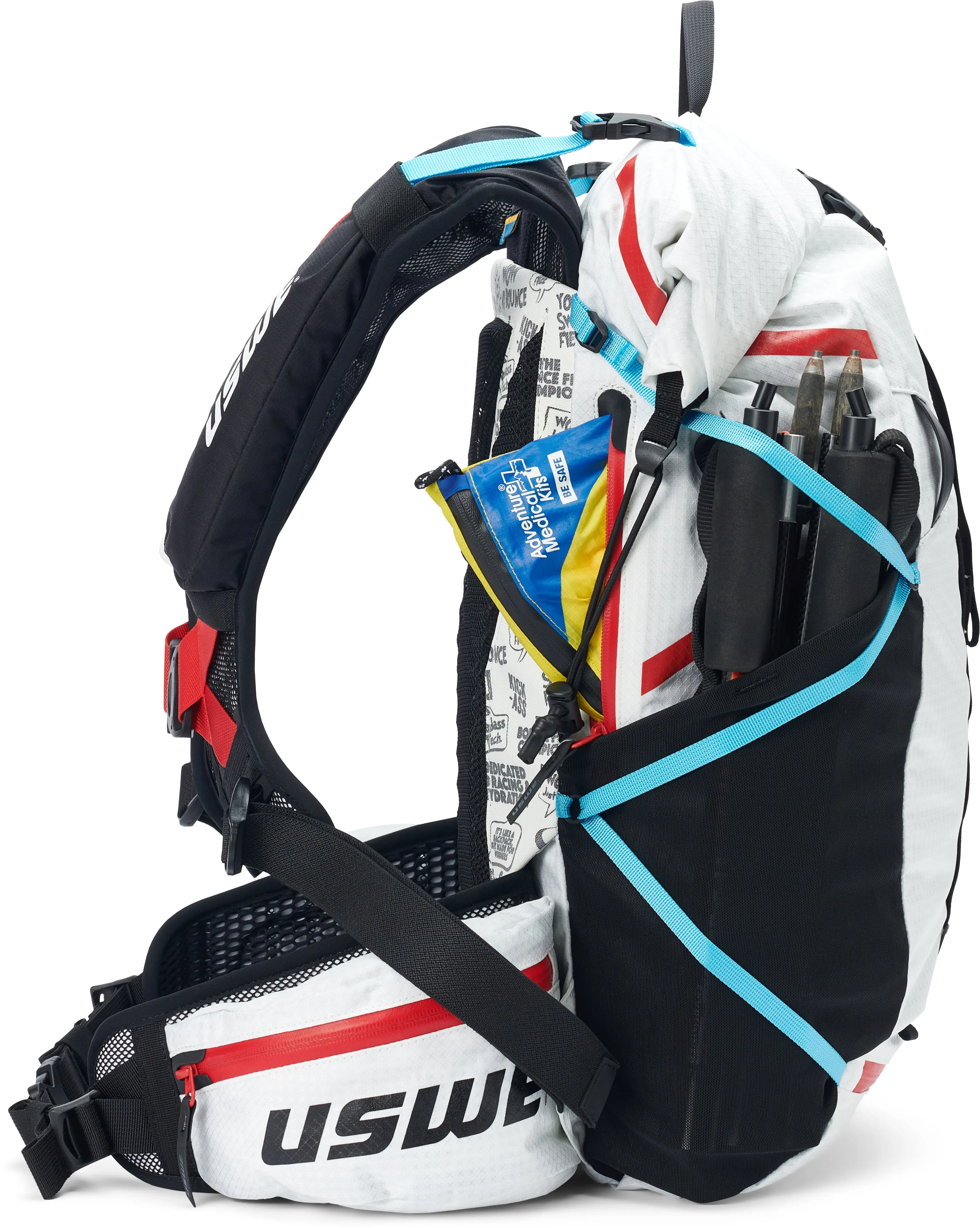 USWE Hajker Pro 30 Winter Daypack Waterproof White/Black - Image 5