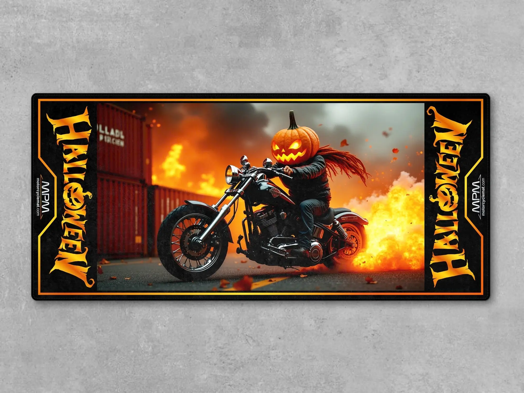 Halloween Special: Spooky Style Motorcycle Mat – Limited Edition! - Image 2
