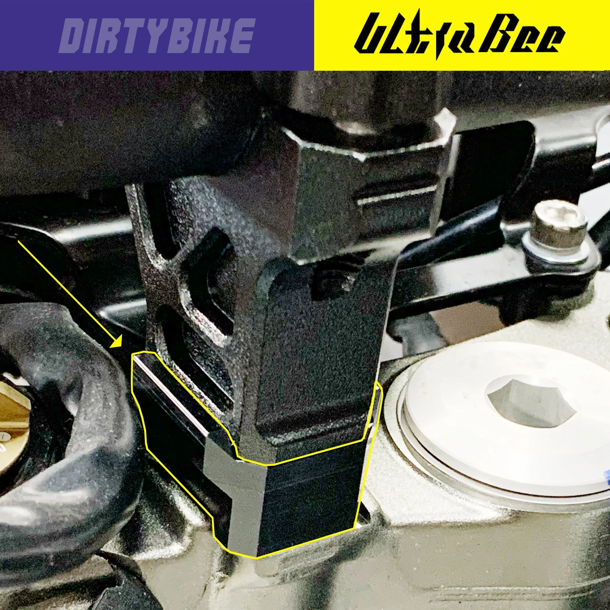 Handlebar Riser CNC Aluminum  15mm | Surron Ultra Bee - Image 4