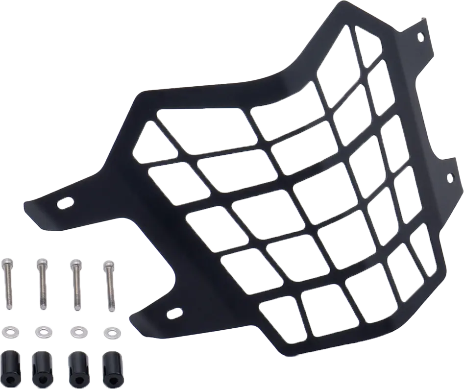 ZETA Headlight Guard - Matte Black Stainless Steel  - Yamaha | XTZ700 Ténéré - Image 2