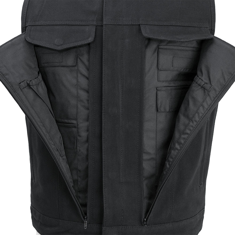 Highland V2 Men's Motorcycle Canvas Vest - Image 3