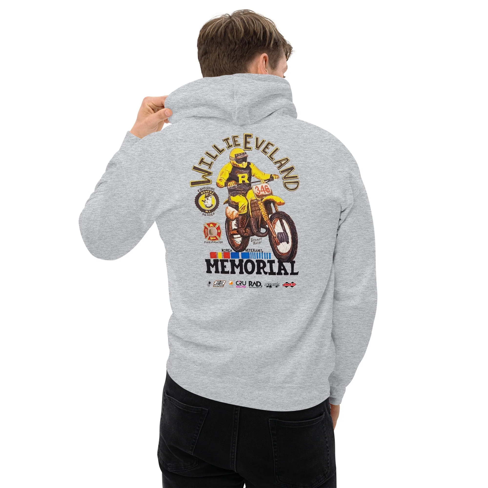 Hoodie - Rovers / Invaders 2023 Hare & Hound - Image 3
