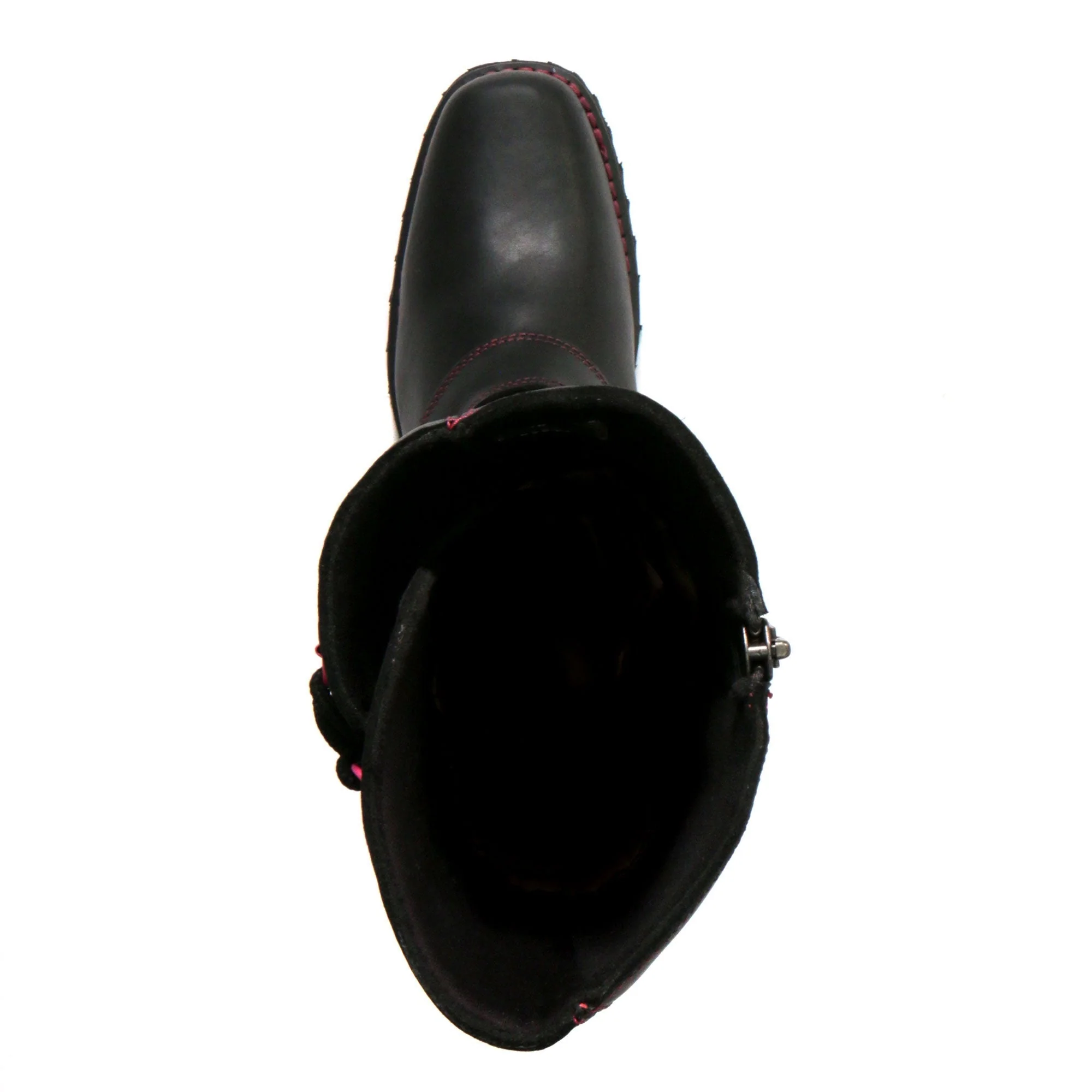 Hot Leathers BTL1006 Ladies 14-inch Black Knee-High Leather Boots with Side Zipper Entry - Image 13