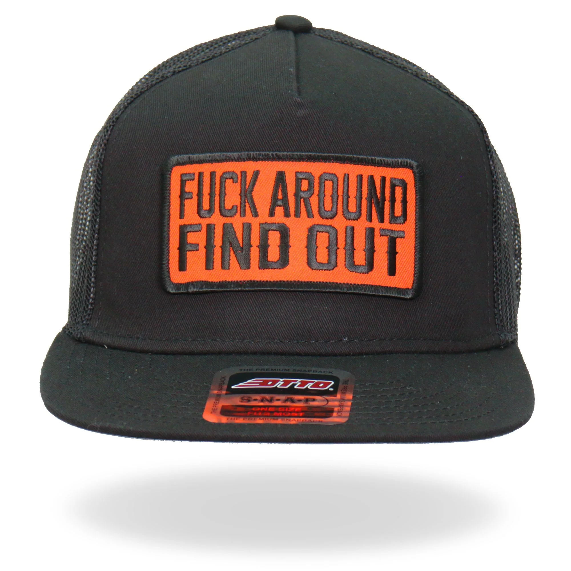 Hot Leathers GSH2010 Fuck Around Find Out Snapback Hat - Image 3