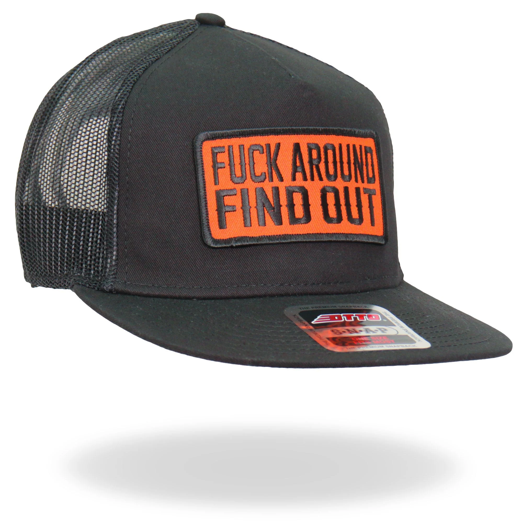 Hot Leathers GSH2010 Fuck Around Find Out Snapback Hat - Image 7
