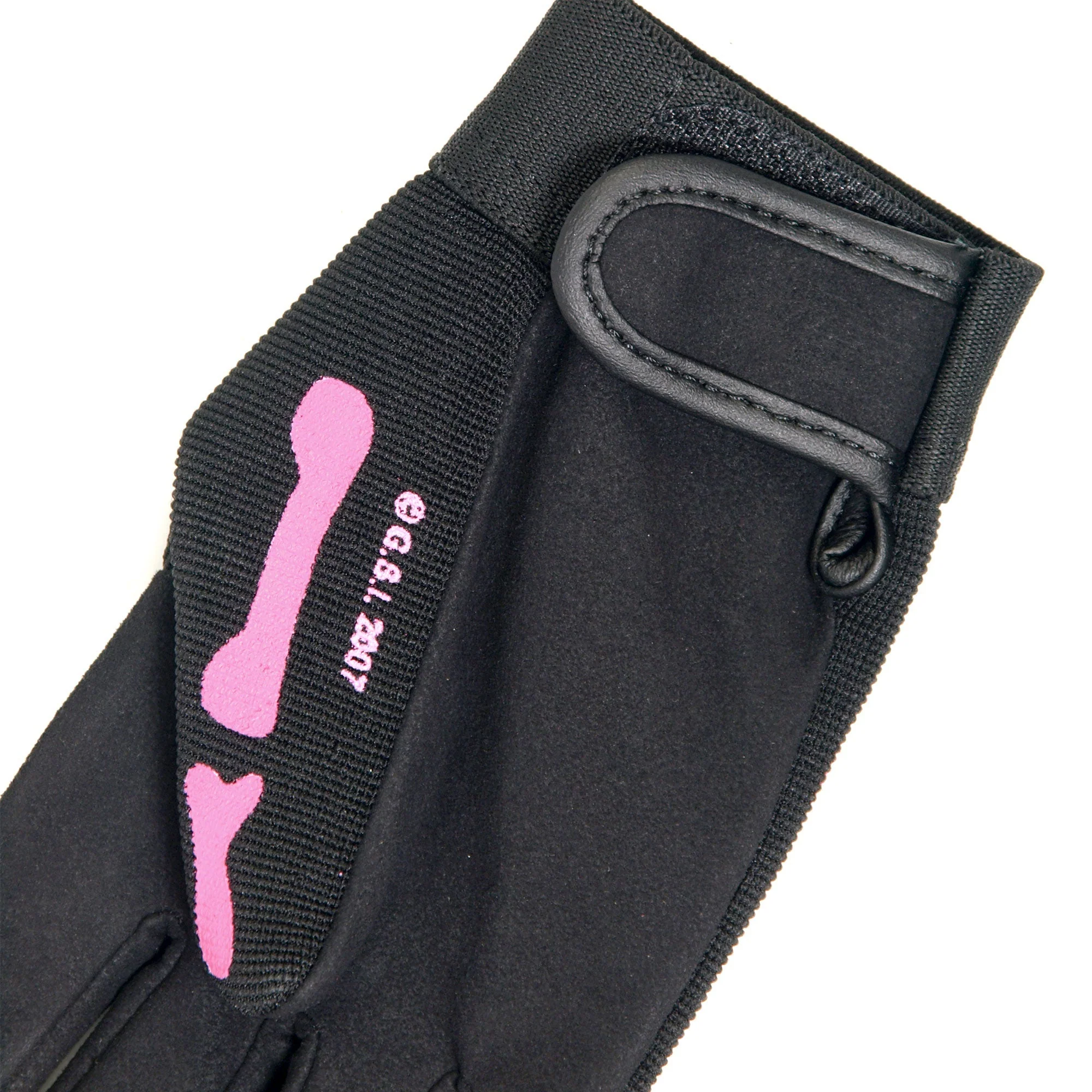 Hot Leathers GVL2006 Pink Skeleton Ladies Mechanics Gloves - Image 4