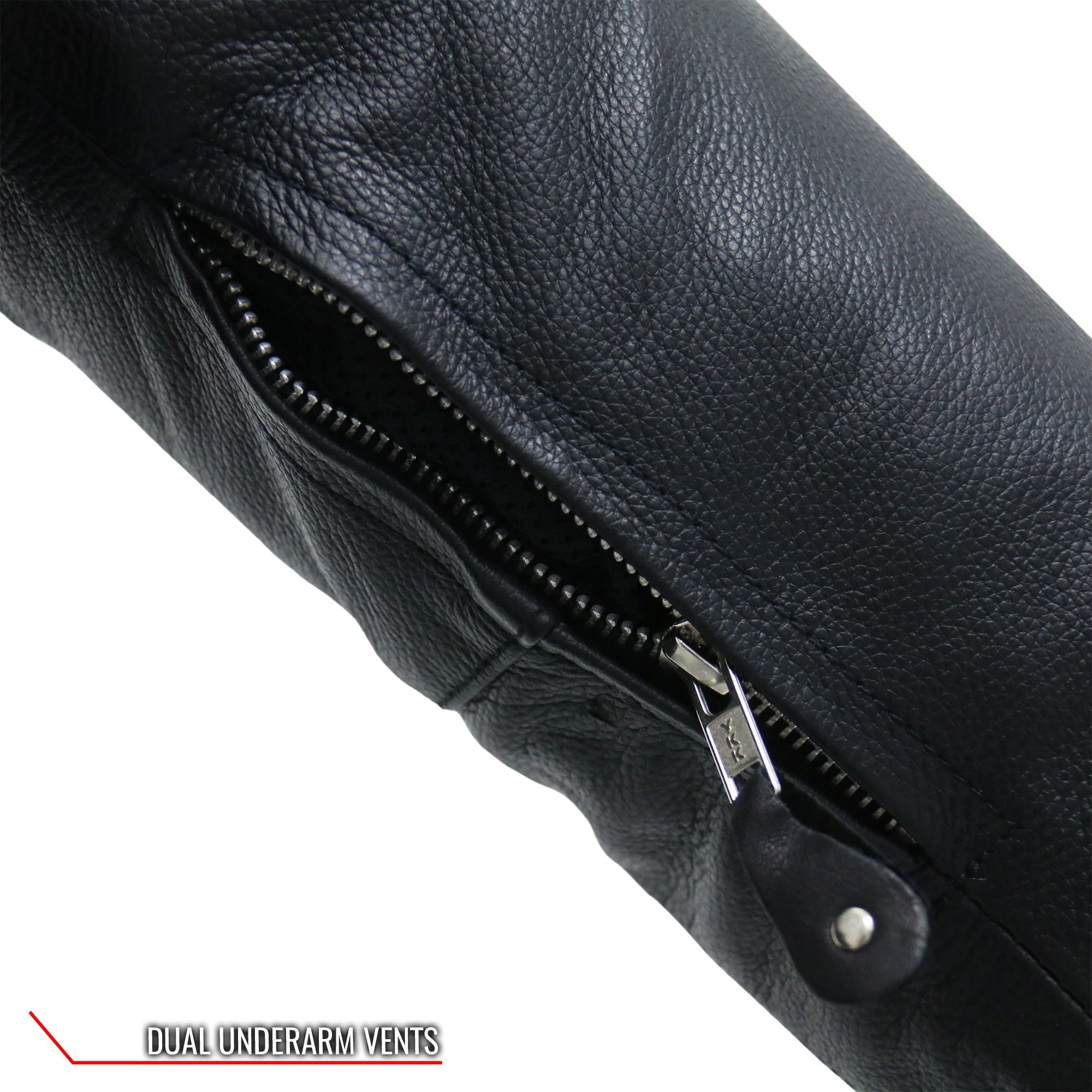 Hot Leathers JKL1025 Ladies Motorcycle style Lace Up Sleeves Leather Biker Jacket - Image 13
