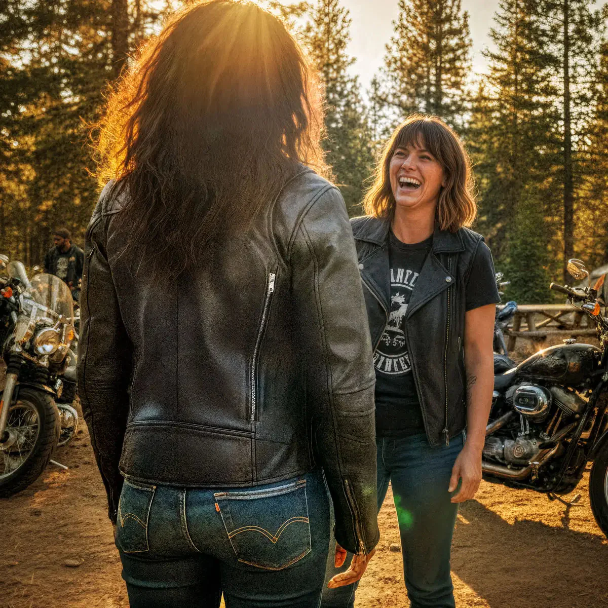 Hot Leathers JKL1029 Ladies Leather Motorcycle Concealed carry Biker Jacket with Vents and Side Zippers - Image 26