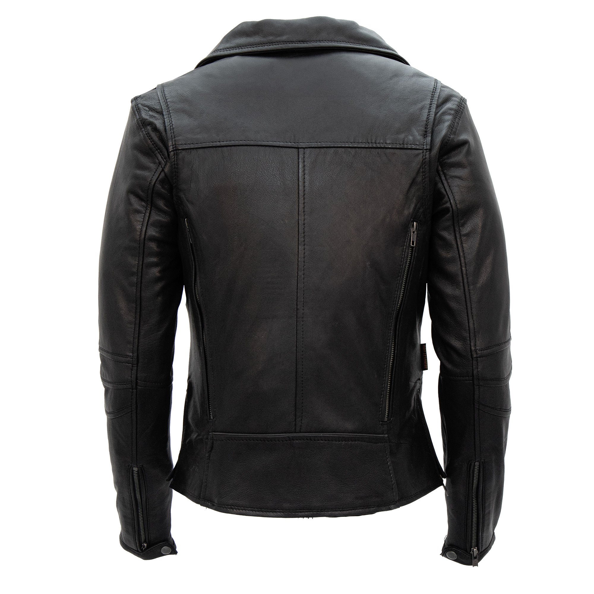 Hot Leathers JKL1029 Ladies Leather Motorcycle Concealed carry Biker Jacket with Vents and Side Zippers - Image 6