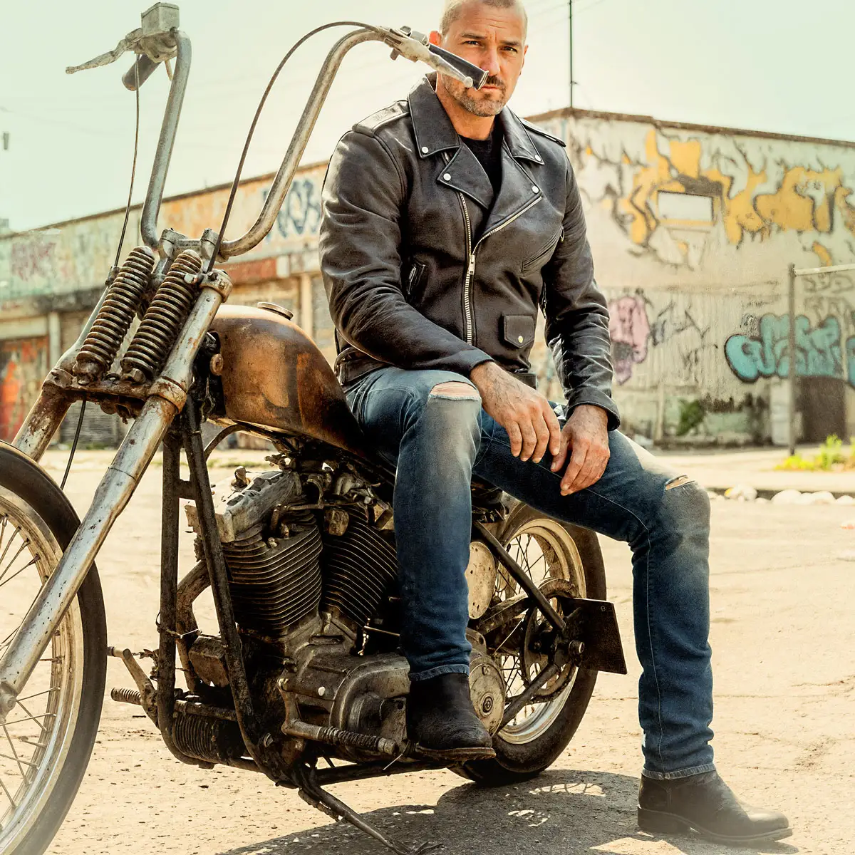 Hot Leathers JKM1002 Classic Men’s Motorcycle Leather Jacket with Zip Out Lining - Image 21