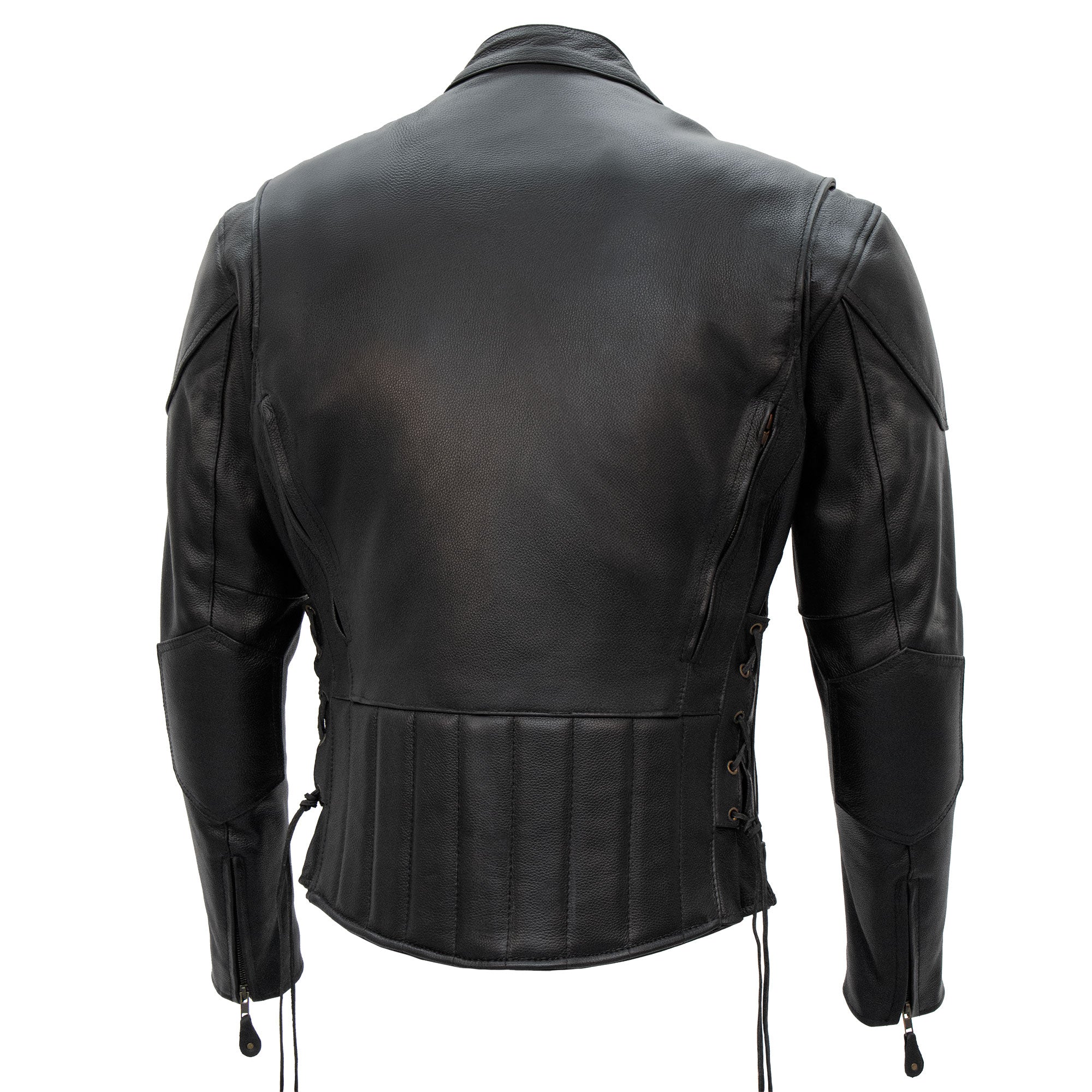 Hot Leathers JKM1010 Men's Motorcycle Vented Leather Biker Jacket - Image 5