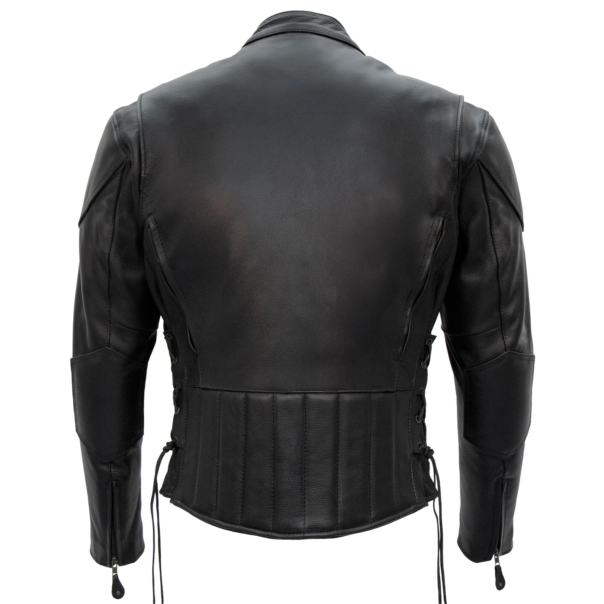 Hot Leathers JKM1010 Men's Motorcycle Vented Leather Biker Jacket - Image 6