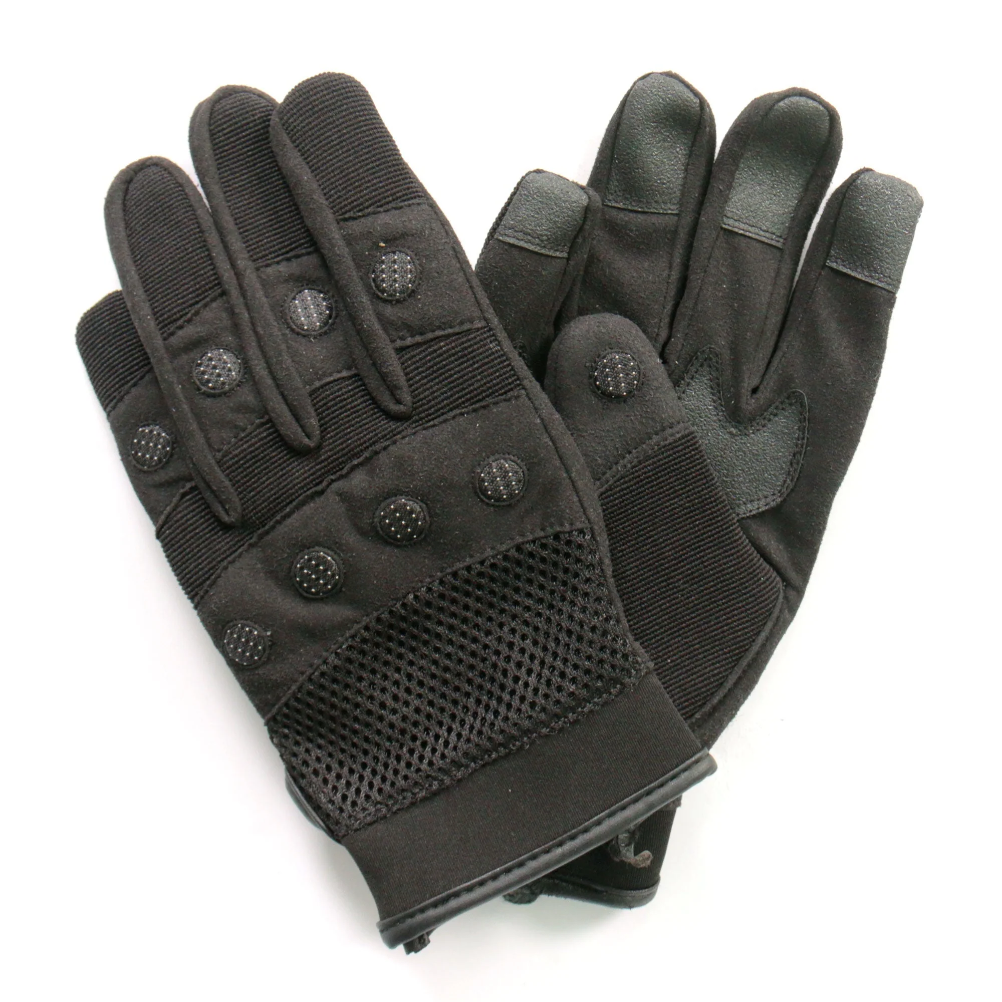Hot Leathers Padded Knuckle Mechanic Gloves - Image 2