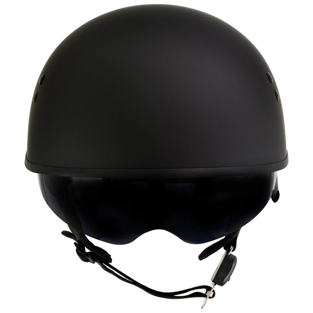 Hot Leathers T72 'Black Widow' Flat Black DOT Helmet with MP7922FMSET Heated Balaclava Bundle - Image 11