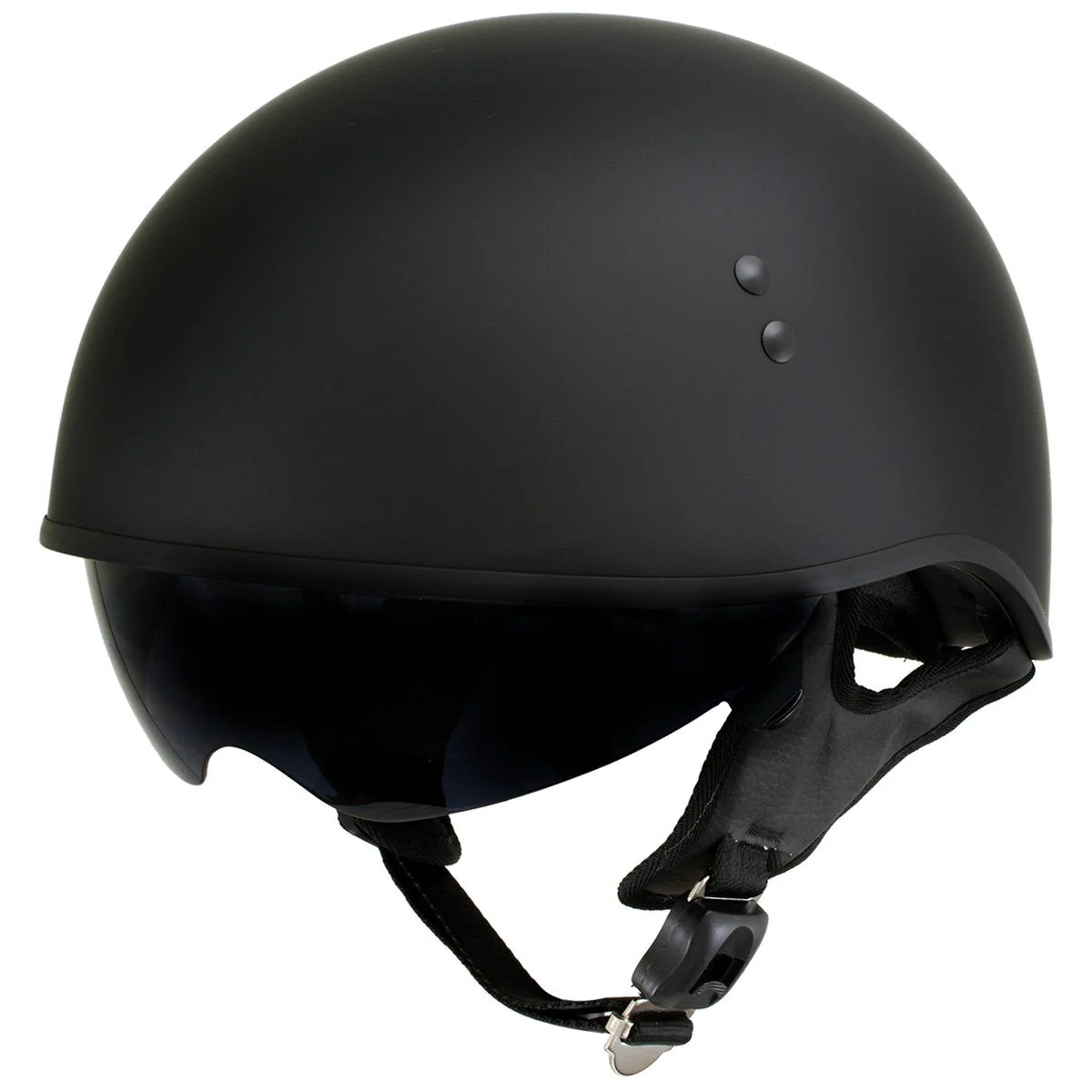 Hot Leathers T72 'Black Widow' Flat Black DOT Helmet with MP7922FMSET Heated Balaclava Bundle - Image 4