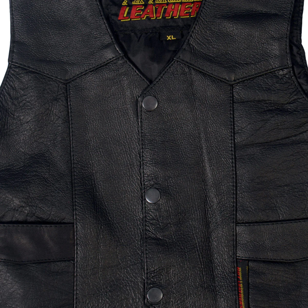 Hot Leathers VSK1002 Classic Toddler Biker Vest - Image 2