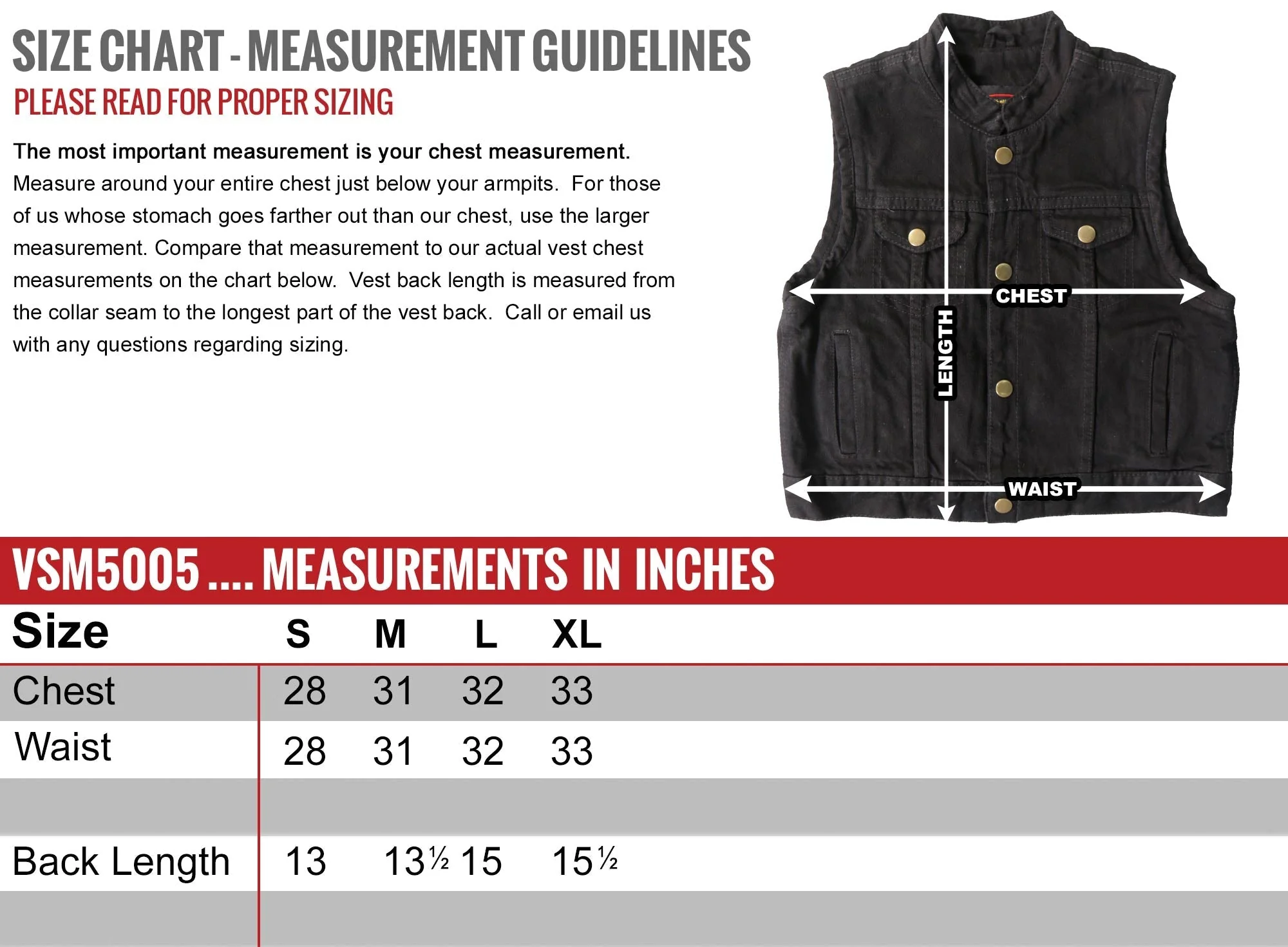 Hot Leathers VSK1004 Kids Toddler Black Denim Vest - Image 2