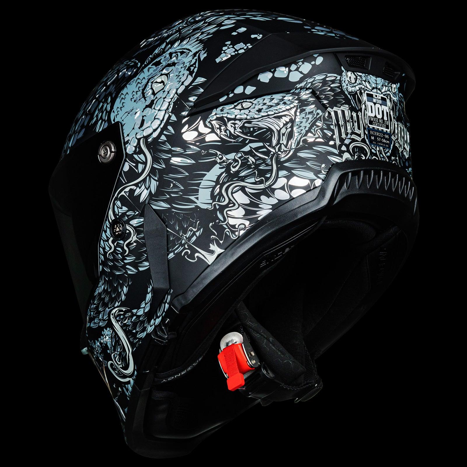 ILM Full Face Motorcycle Helmets - Racing Helmet - Model MF509 - Image 10