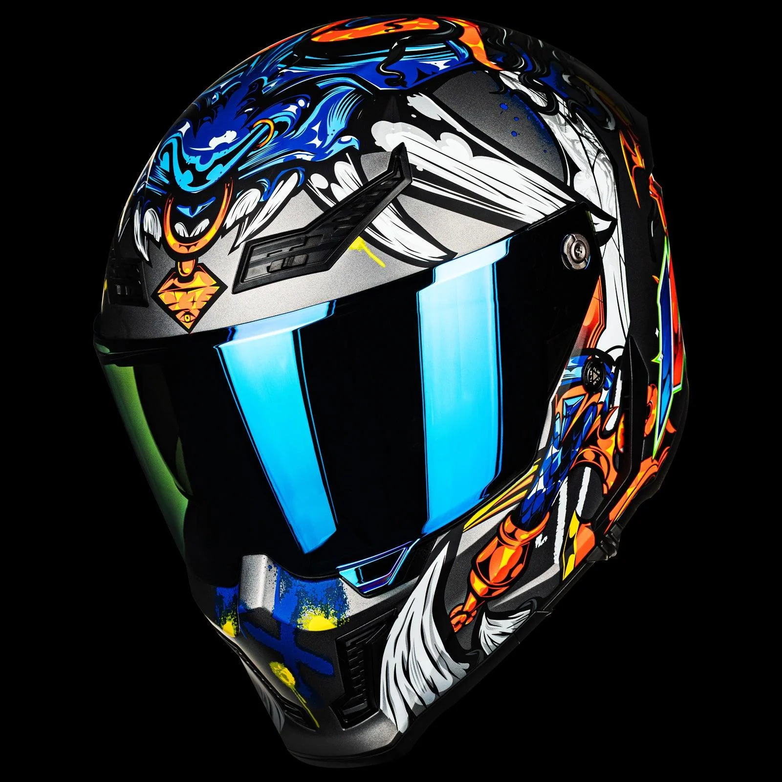 ILM Full Face Motorcycle Helmets - Racing Helmet - Model MF509 - Image 20