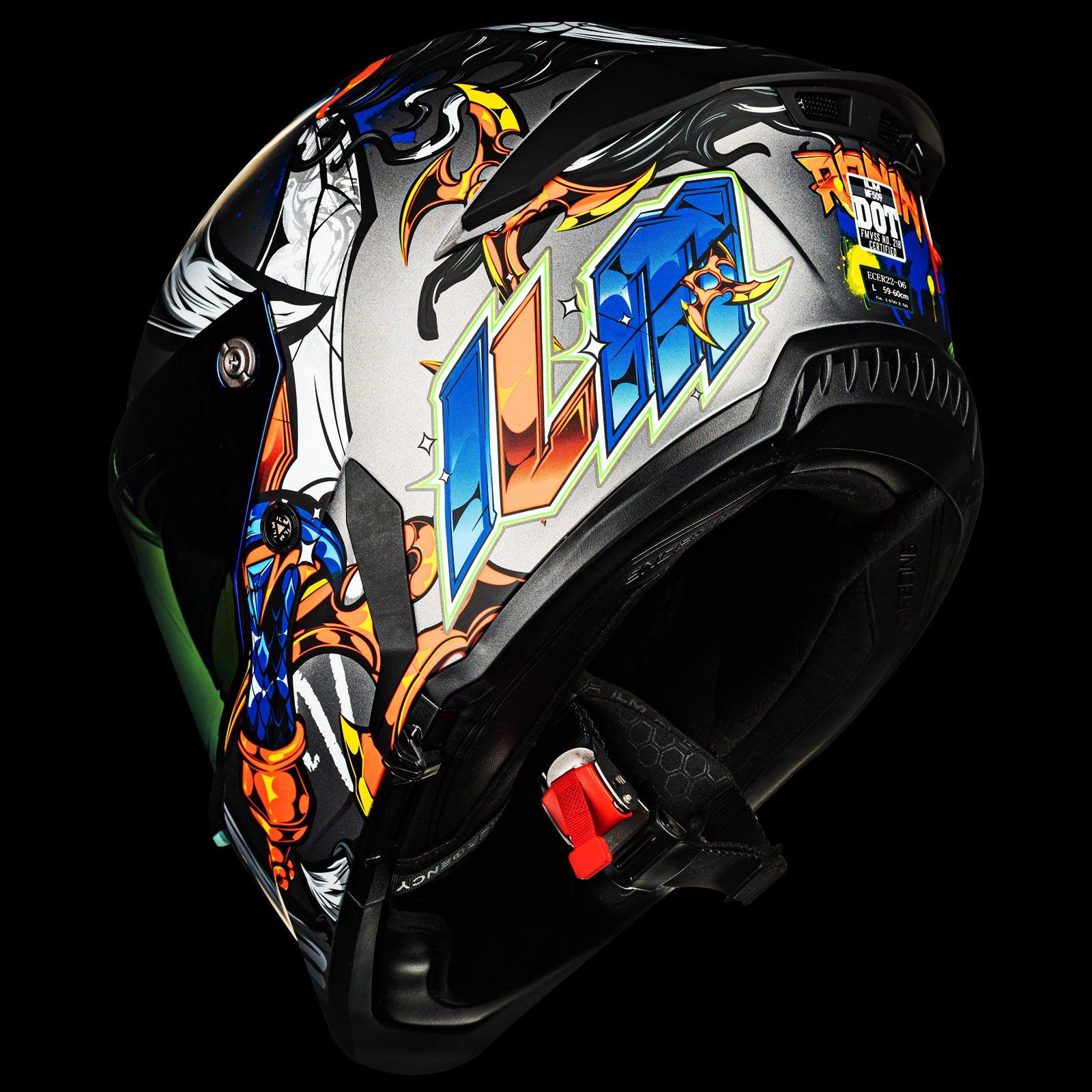 ILM Full Face Motorcycle Helmets - Racing Helmet - Model MF509 - Image 21