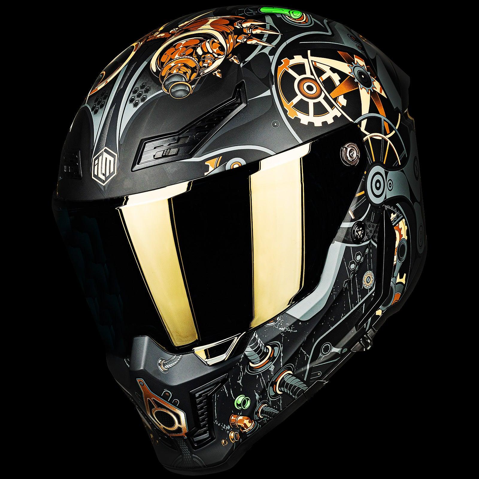 ILM Full Face Motorcycle Helmets - Racing Helmet - Model MF509 - Image 24