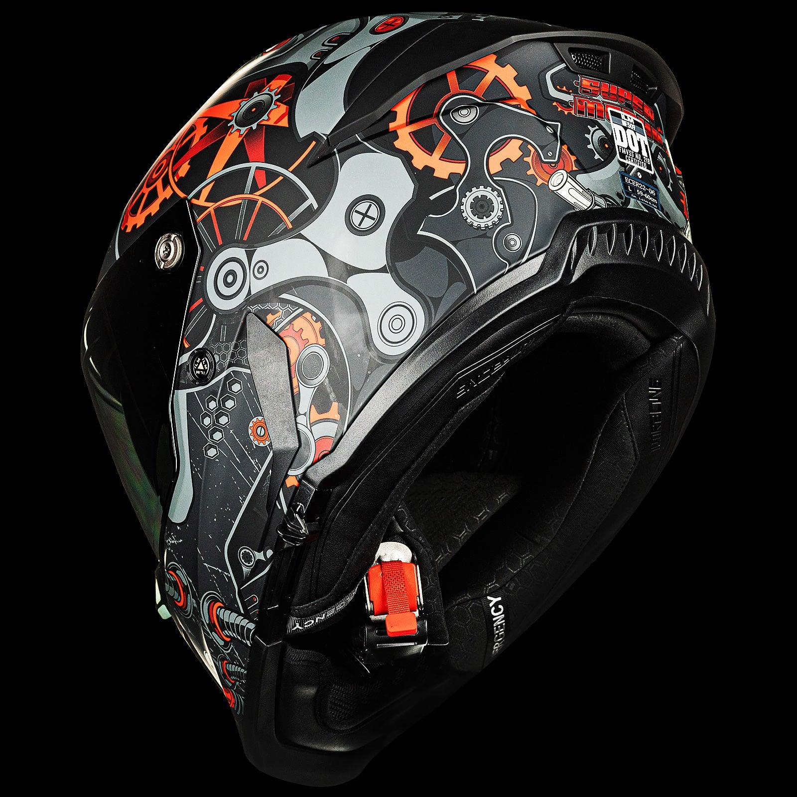 ILM Full Face Motorcycle Helmets - Racing Helmet - Model MF509 - Image 27