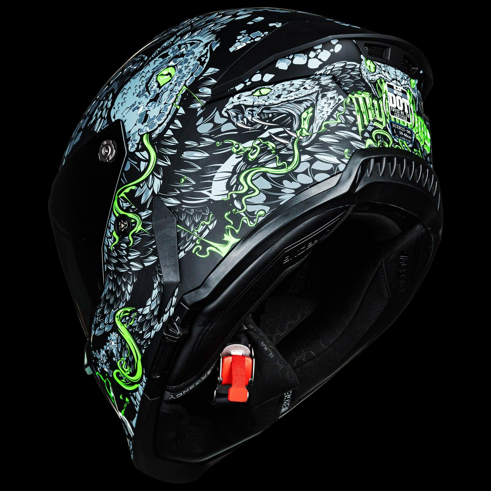 ILM Full Face Motorcycle Helmets - Racing Helmet - Model MF509 - Image 29