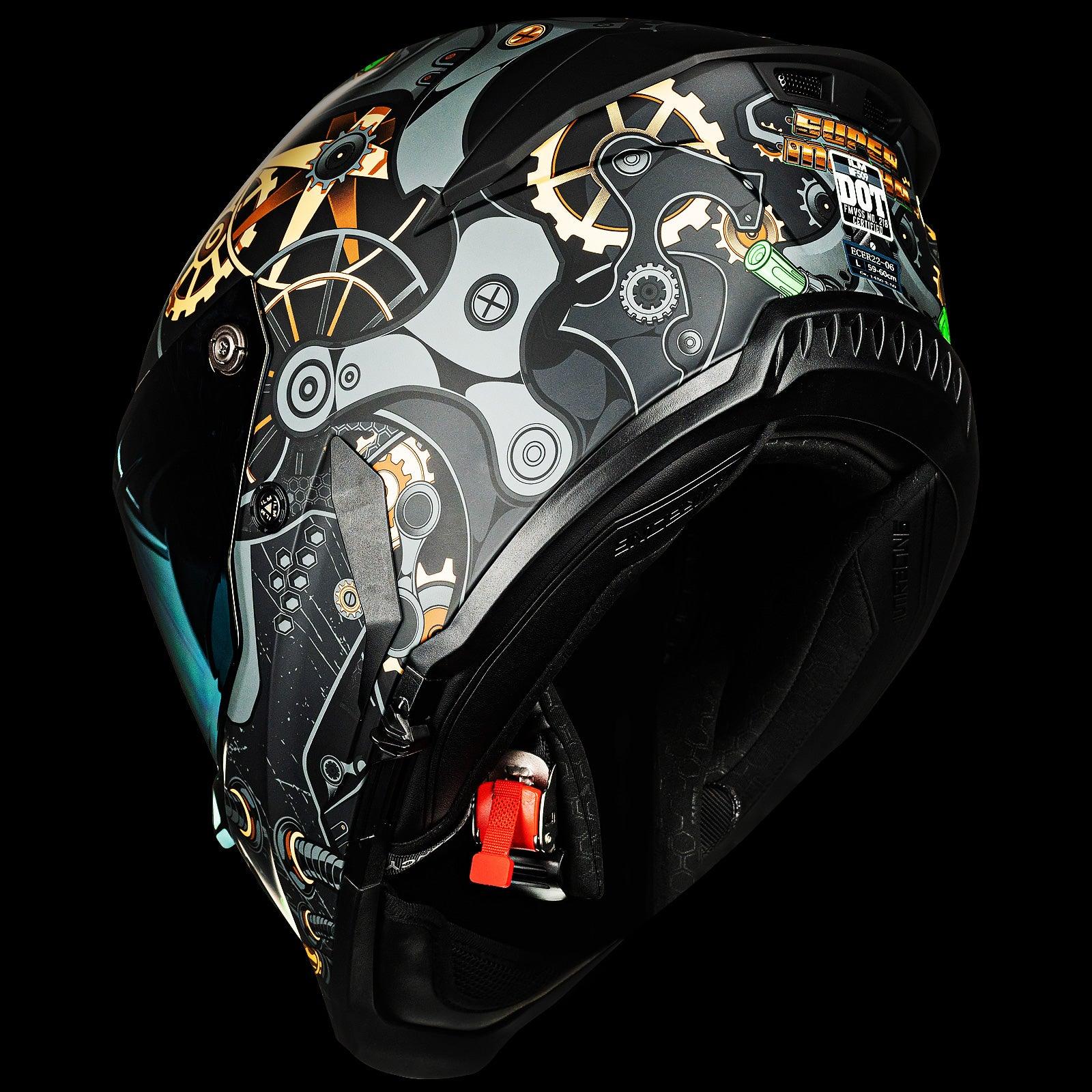 ILM Full Face Motorcycle Helmets - Racing Helmet - Model MF509 - Image 31