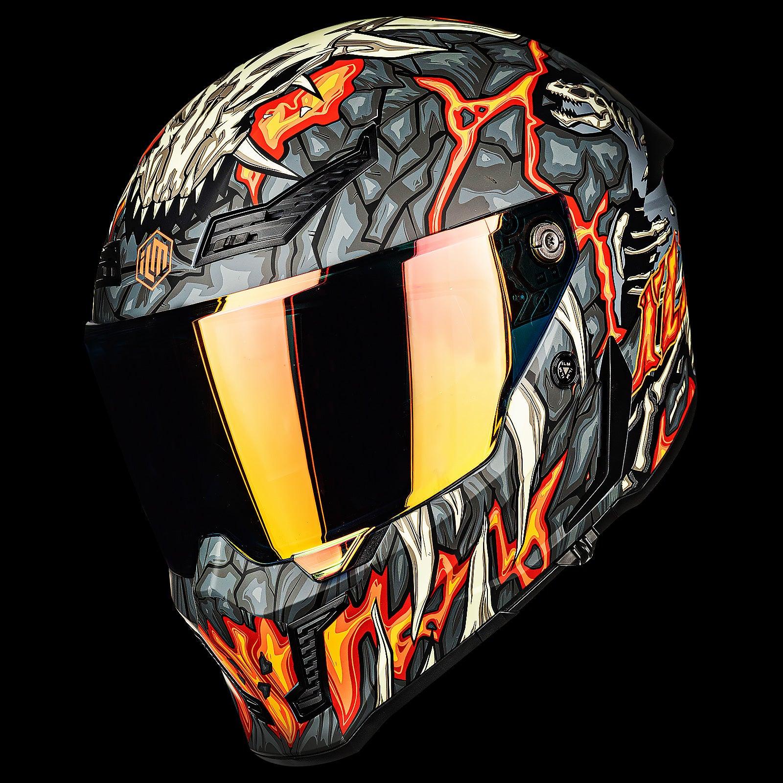 ILM Full Face Motorcycle Helmets - Racing Helmet - Model MF509 - Image 32