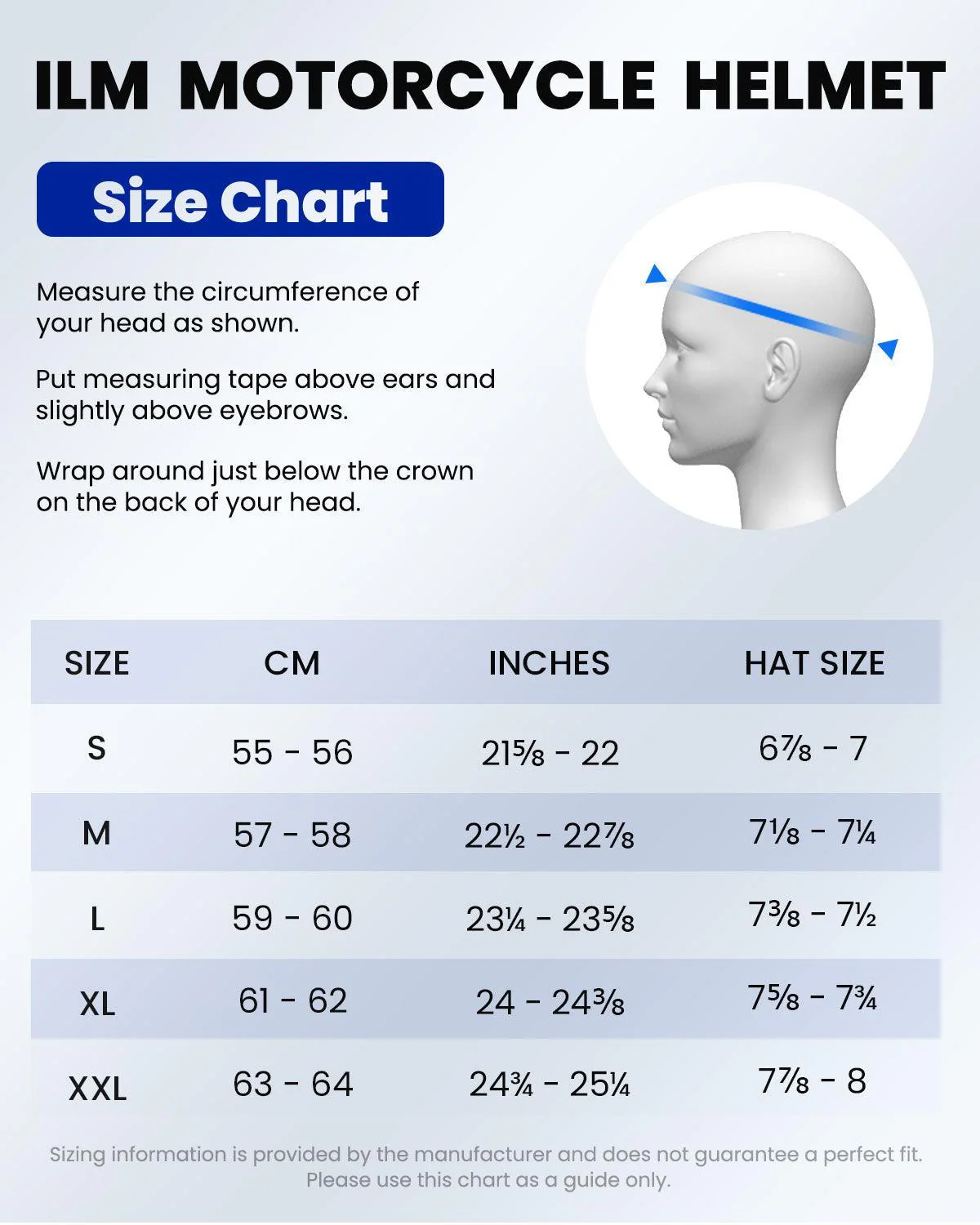 ILM Full Face Motorcycle Helmets - Racing Helmet - Model MF509 - Image 36
