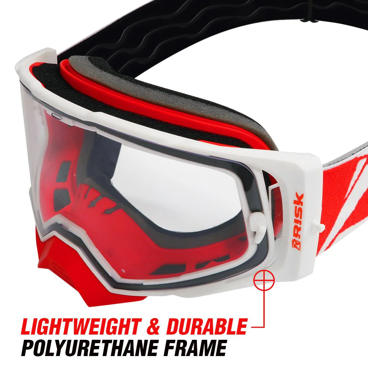 J.A.C. V2 MX Goggle with Clear Lens - Image 7