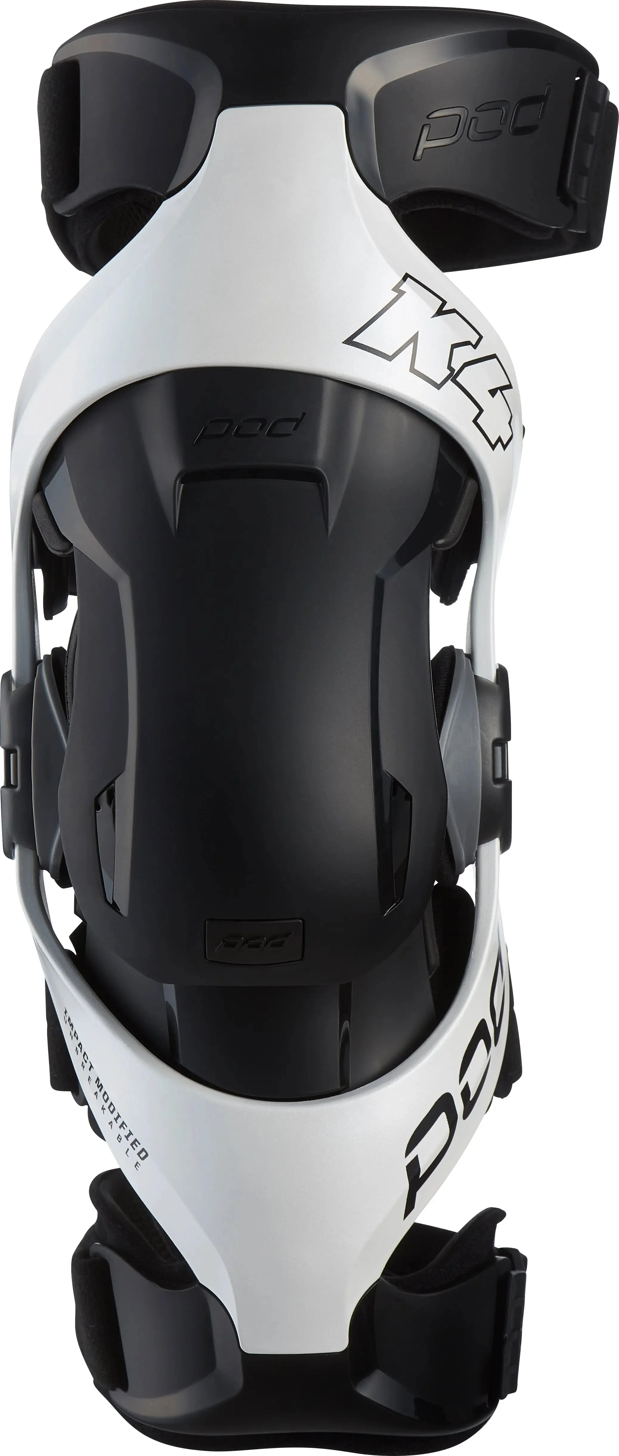 POD K4 V2.0 Knee Brace Pair -  White/Black - Size M/L - Image 2